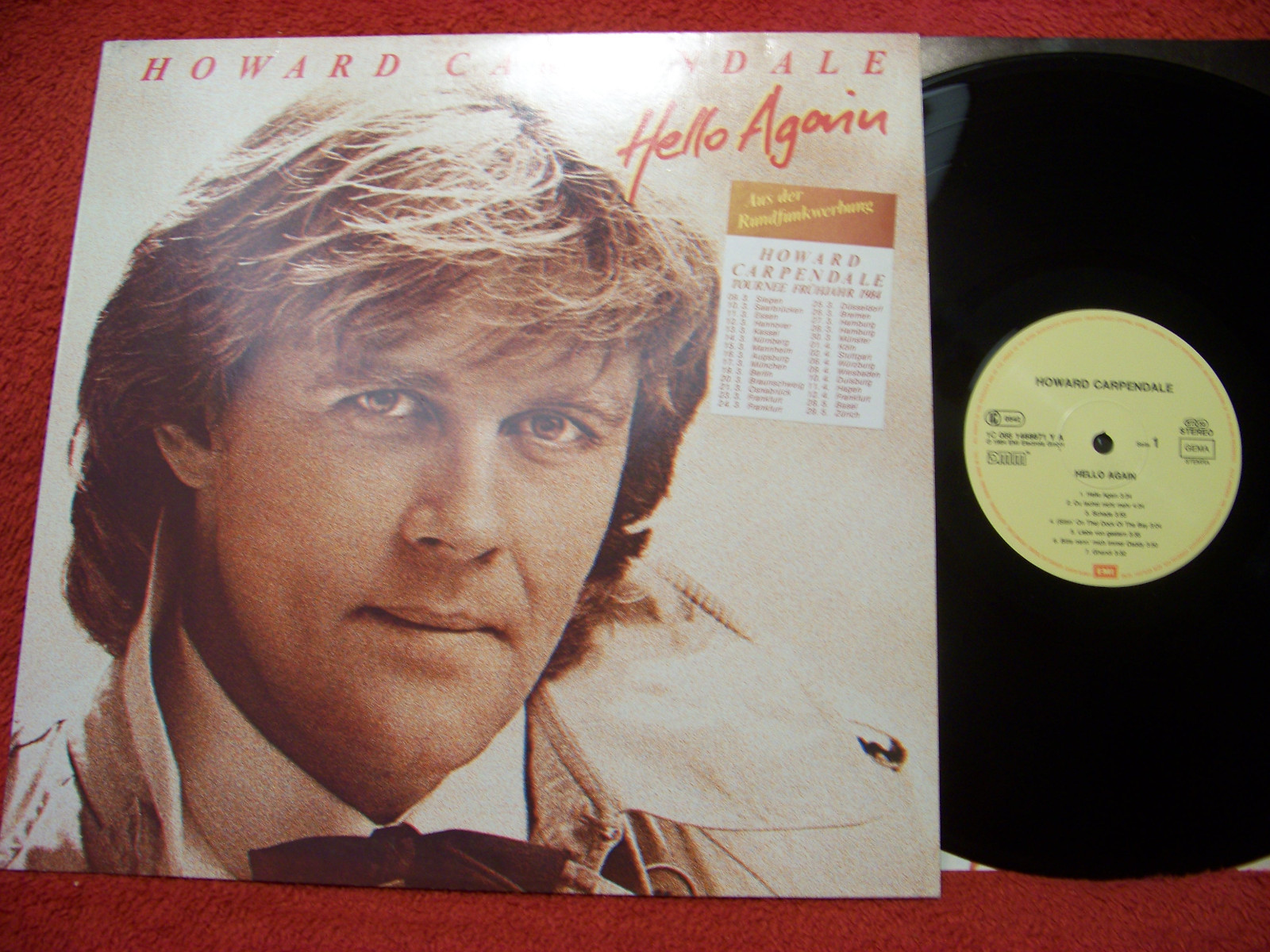 Howard Carpendale – Hello again | EMI Records, LP, 1984