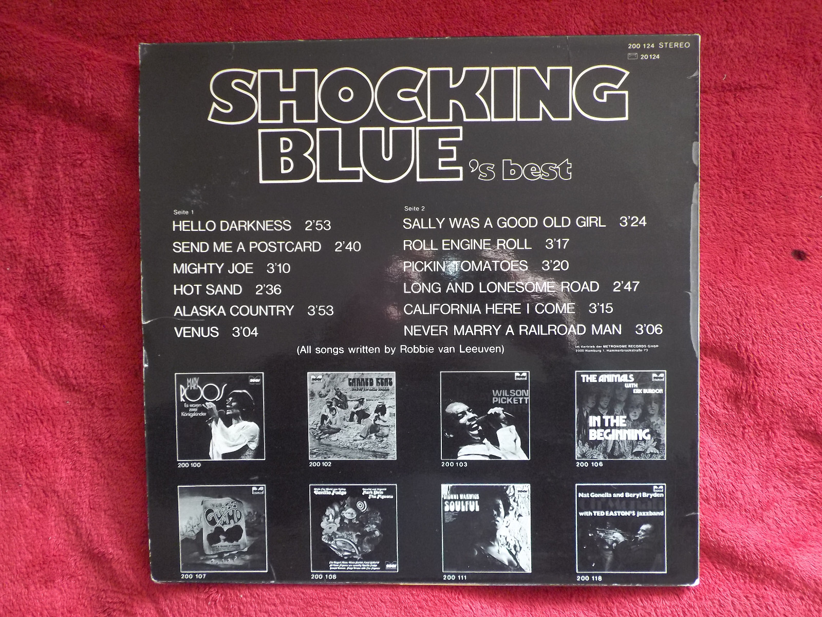 Shocking Blue – Shocking Blue´s best | LP, Metronome 2001, 1973, Bild 2