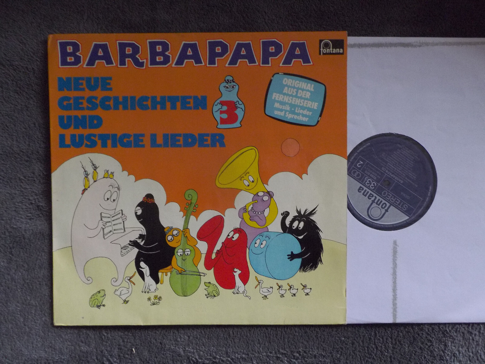 Barbapapa 3 – Neue Geschichten und lustige Lieder | Fontana LP