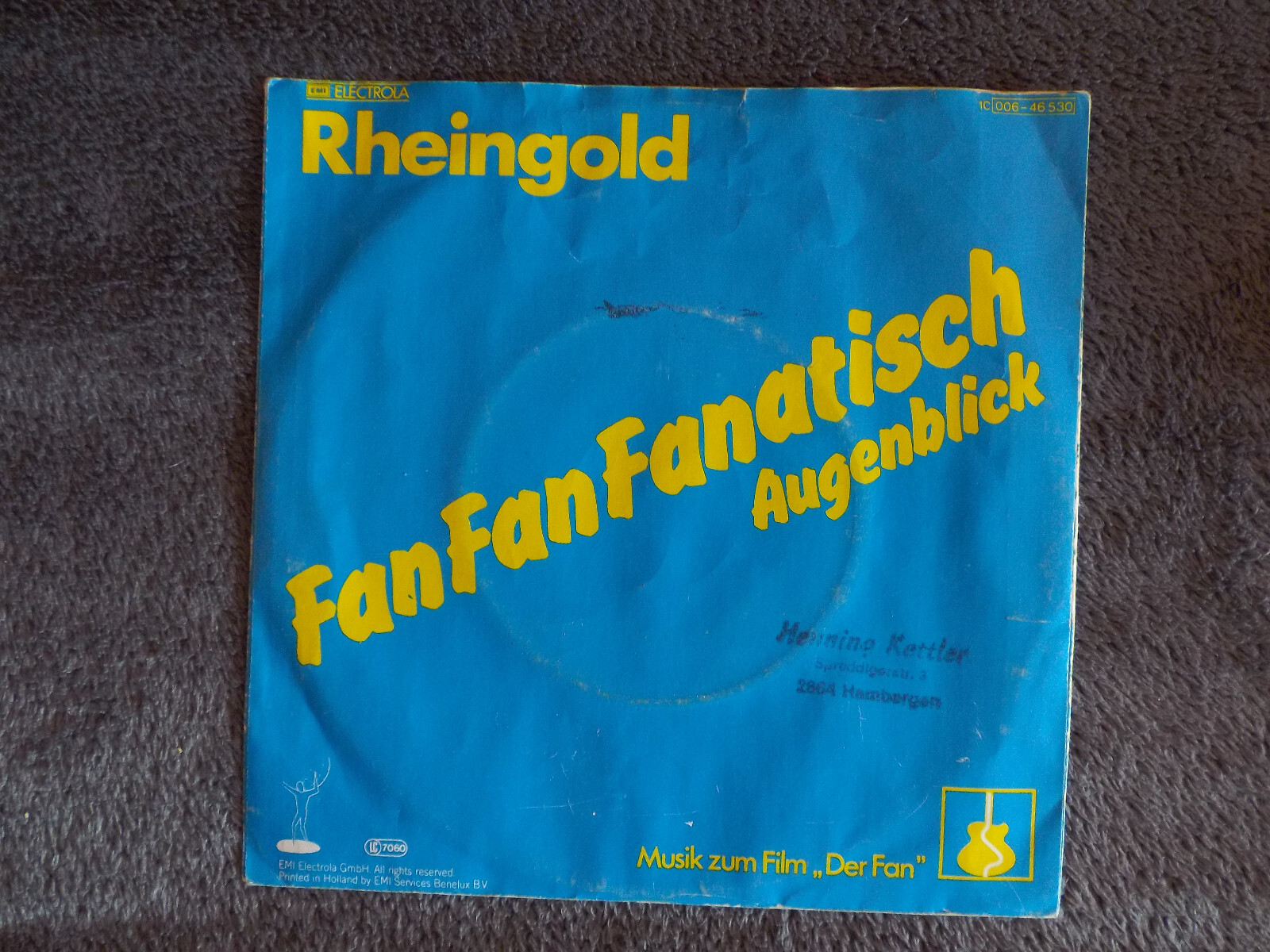Rheingold – FanFanFanatisch / Augenblick | 7″ Single, Bild 3