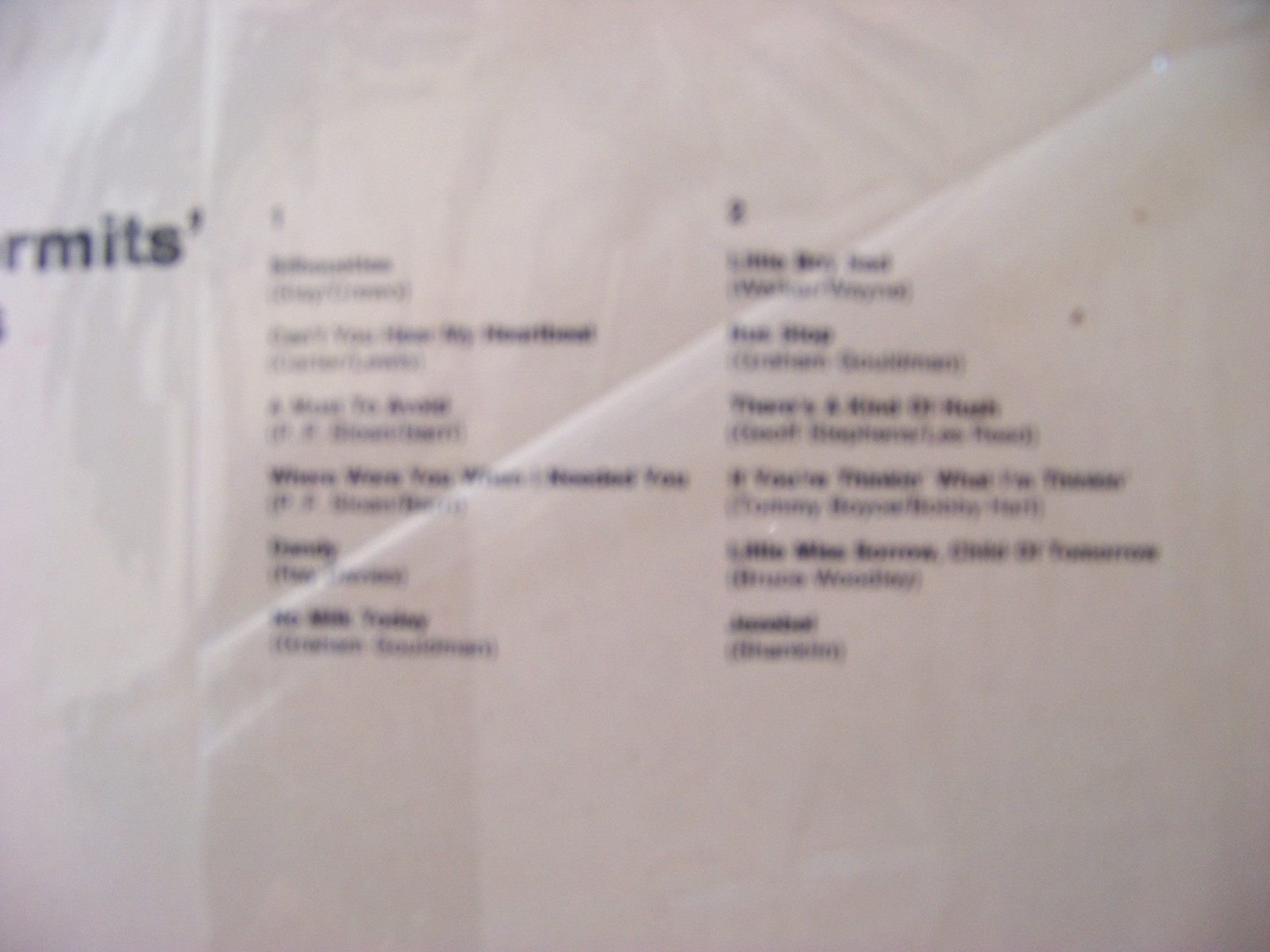 Herman´s Hermits – Greatest Hits (LP), Bild 3