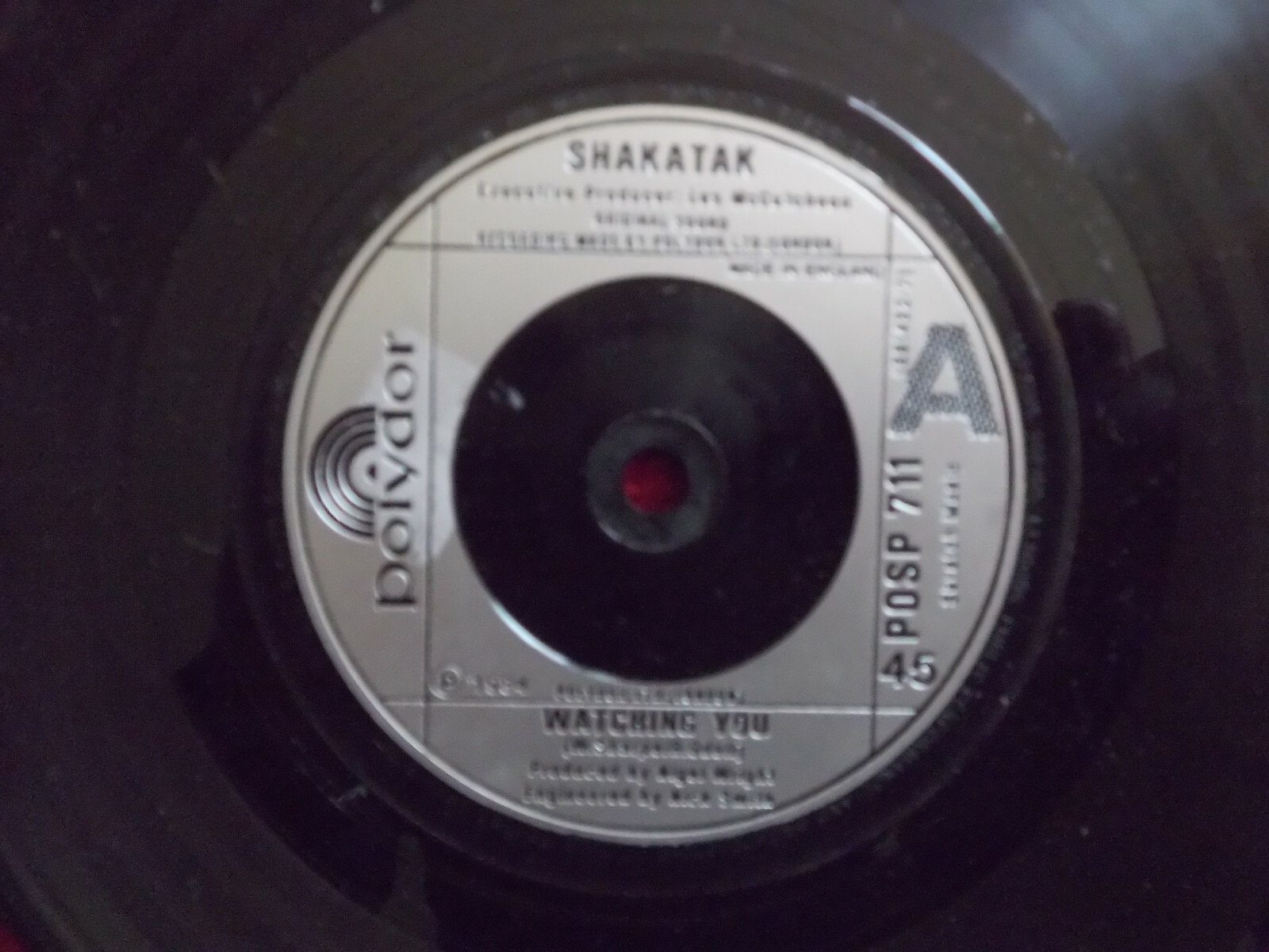Shakatak – Watching You / Bitch to the Boys (Live), Polydor Records POSP 711