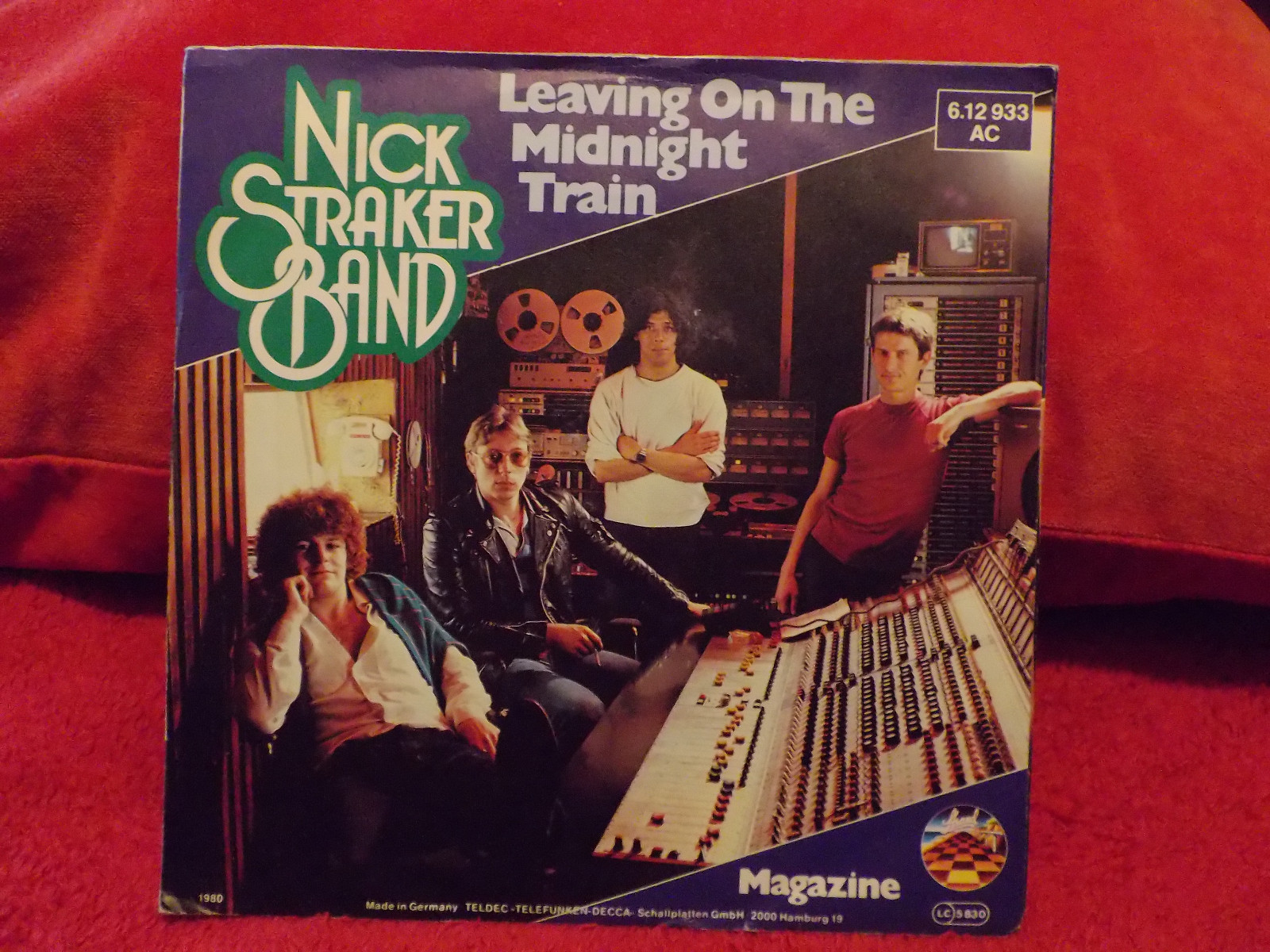 Nick Straker Band – Leaving on the midnight train / Magazine · Strand Records 6.12933 AC (Deutschland, 1980), Bild 2