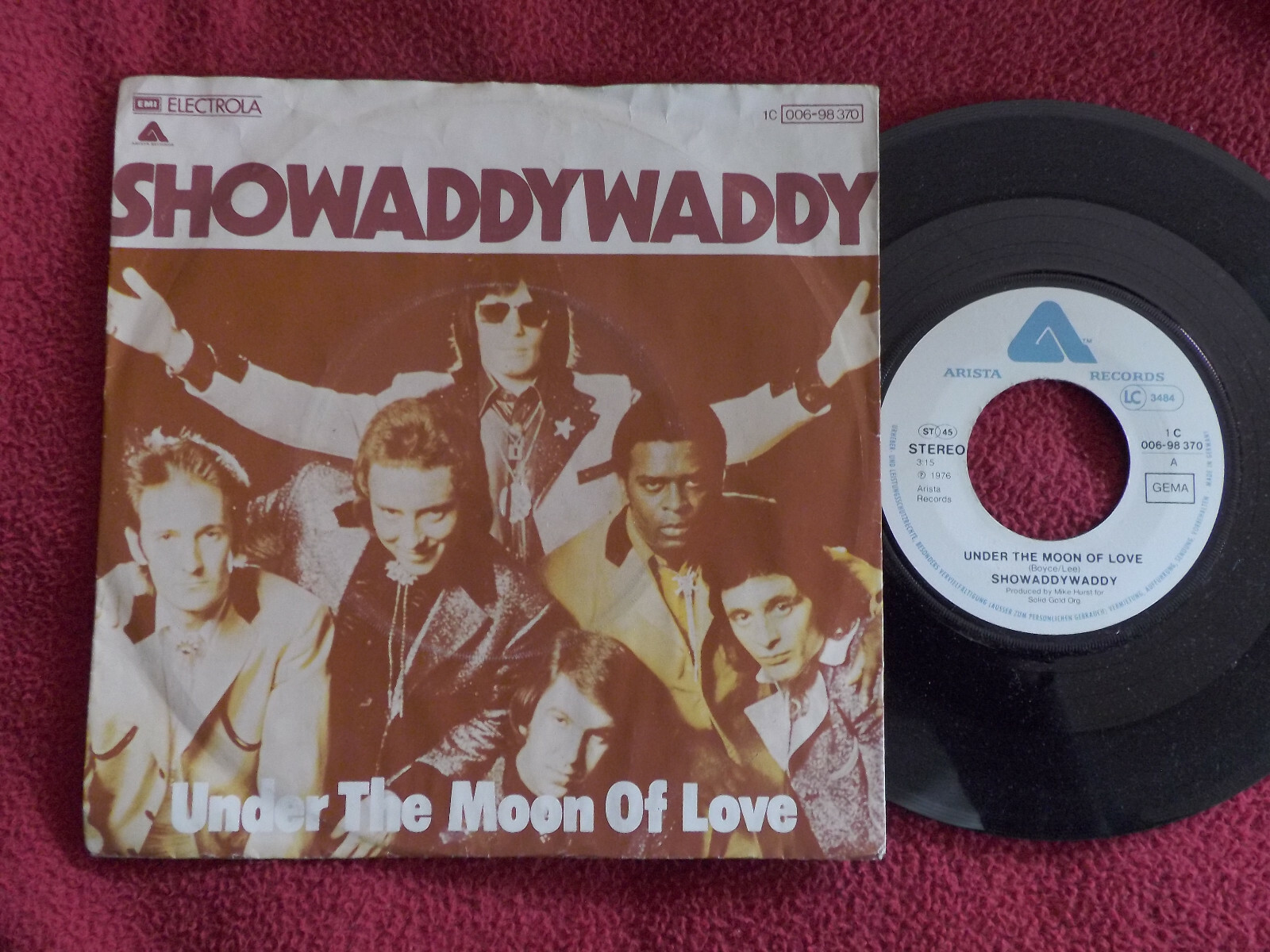Showaddywaddy – Under the Moon of Love / Lookin’ Back (Single, 1976)