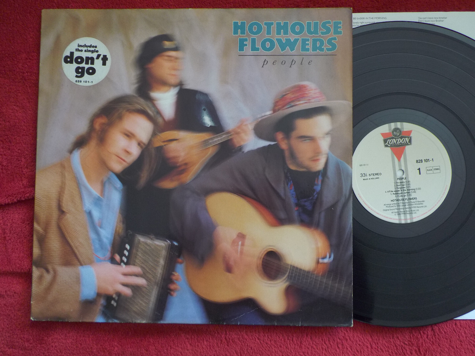 Hothouse Flowers – People (LP, London Records, 1988)