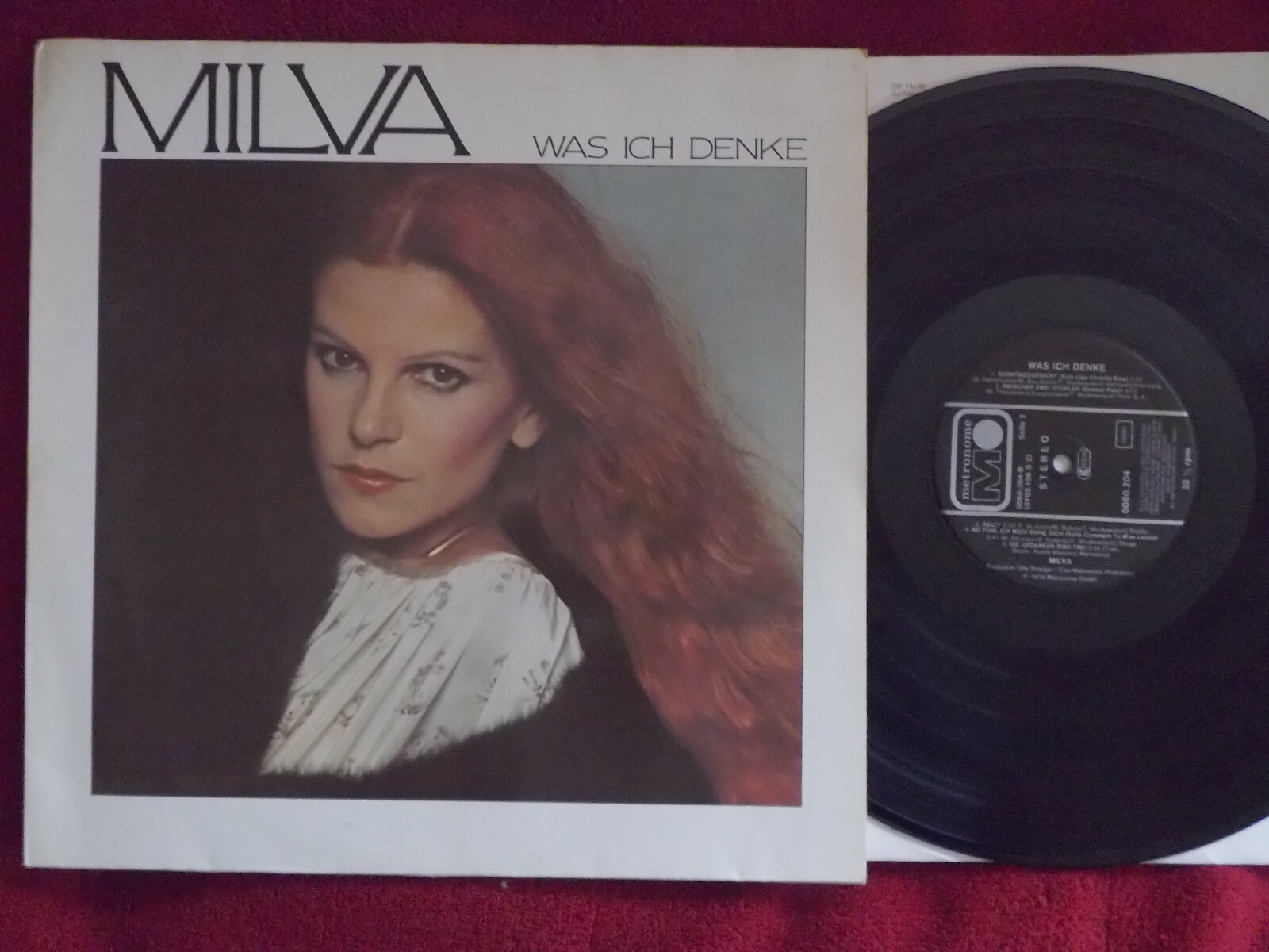 Milva – Was ich denke | Metronome LP, 1979