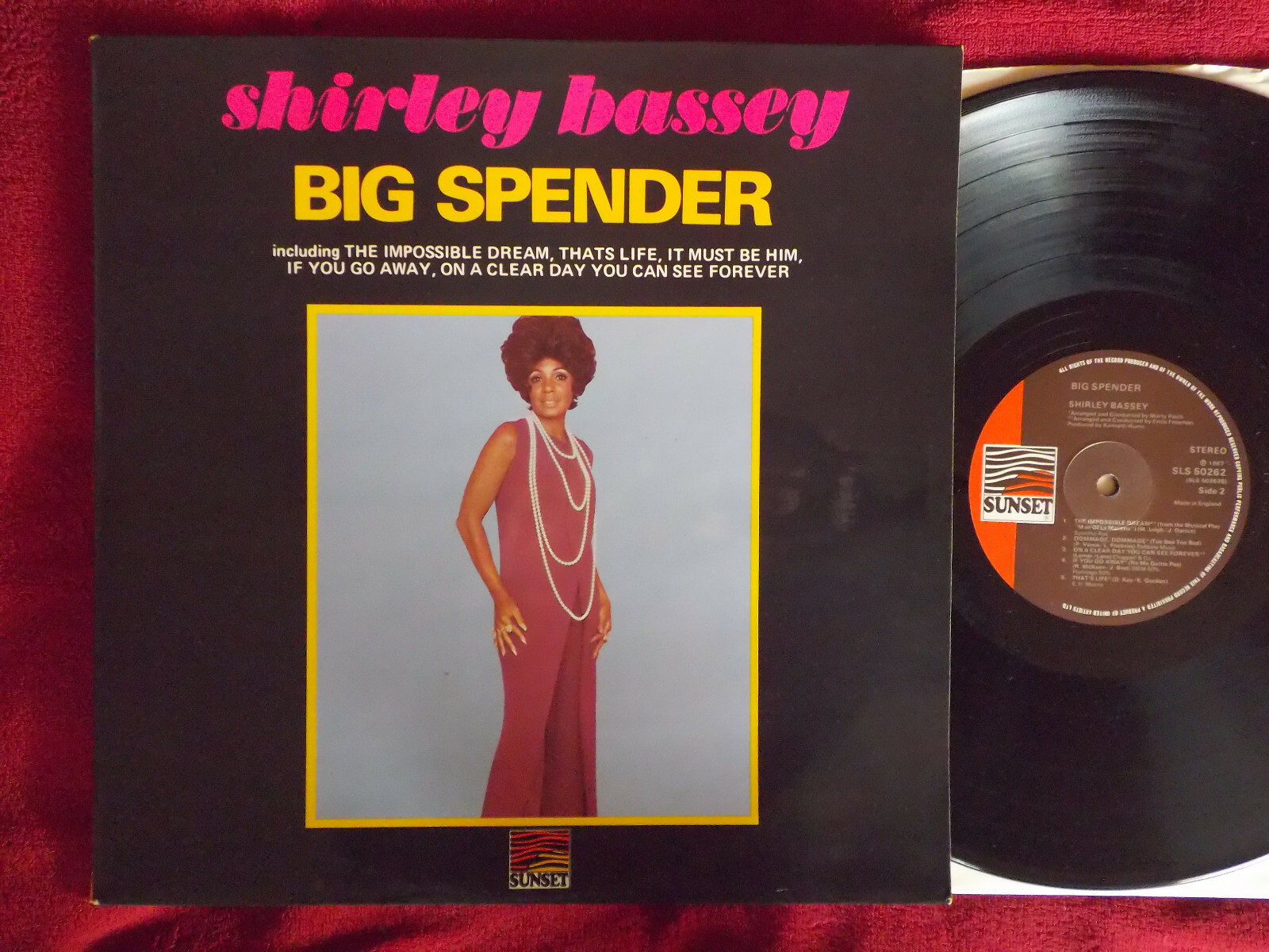 Shirley Bassey – Big Spender | Sunset Records SLS 50262, LP