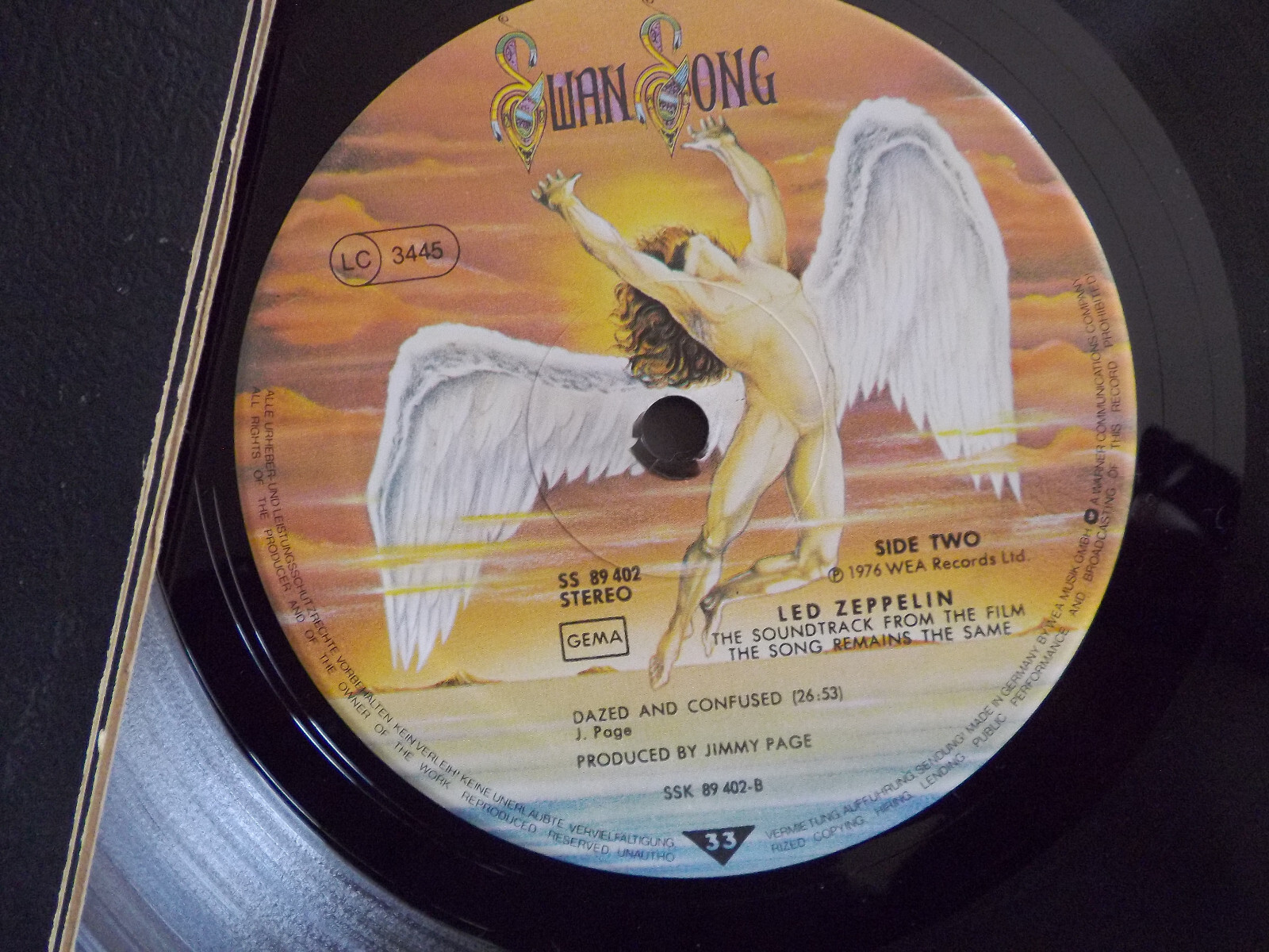 Led Zeppelin – The Soundtrack from the Film The Song Remains the Same | D-LP, 1976, Bild 2