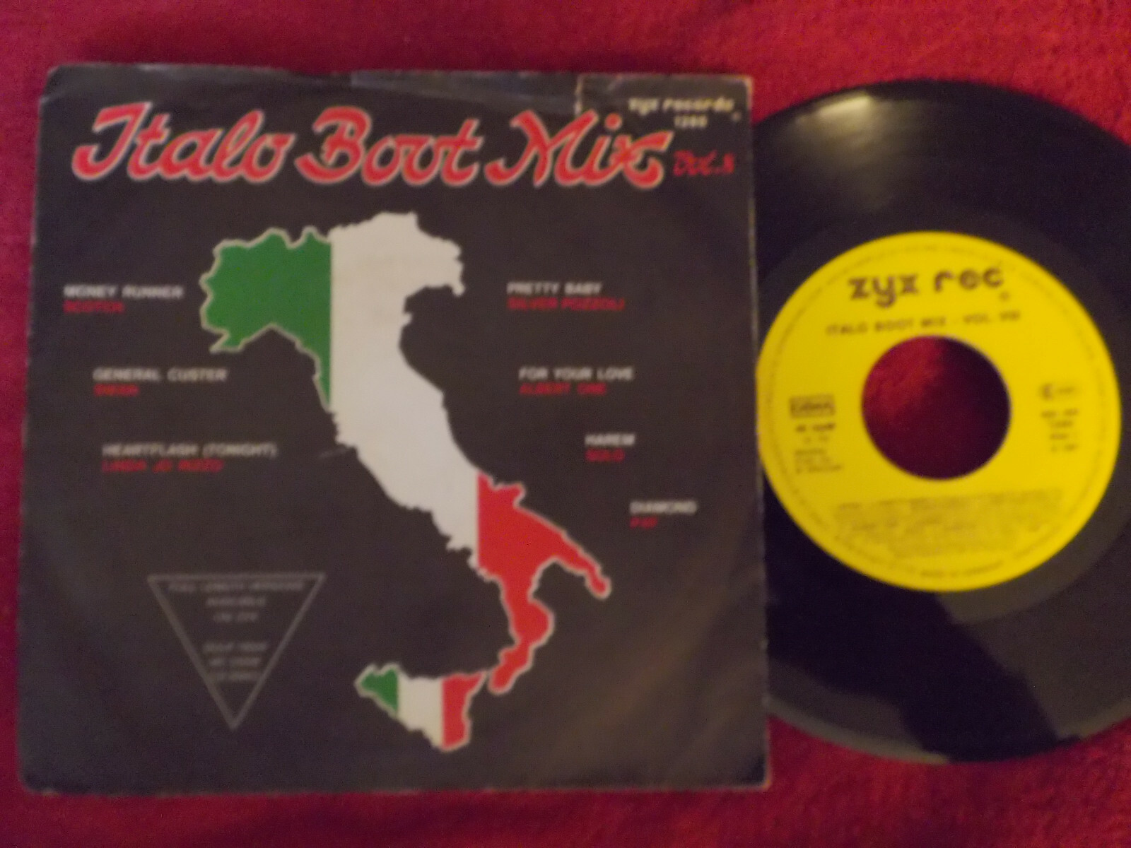 Italo Boot Mix Vol. 8 – ZYX Records, 1987, 7-Inch-Single