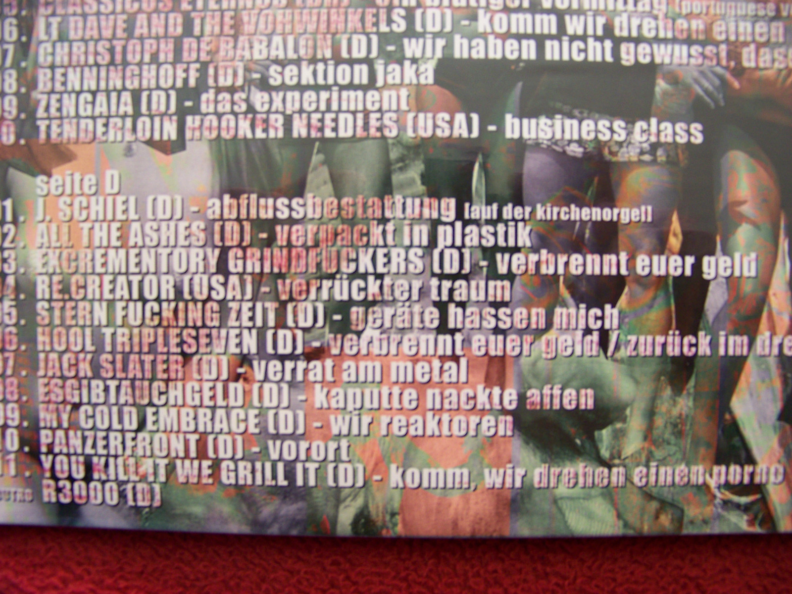 Various Artists – A Tribute to Japanische Kampfhörspiele (D-LP), Bild 5