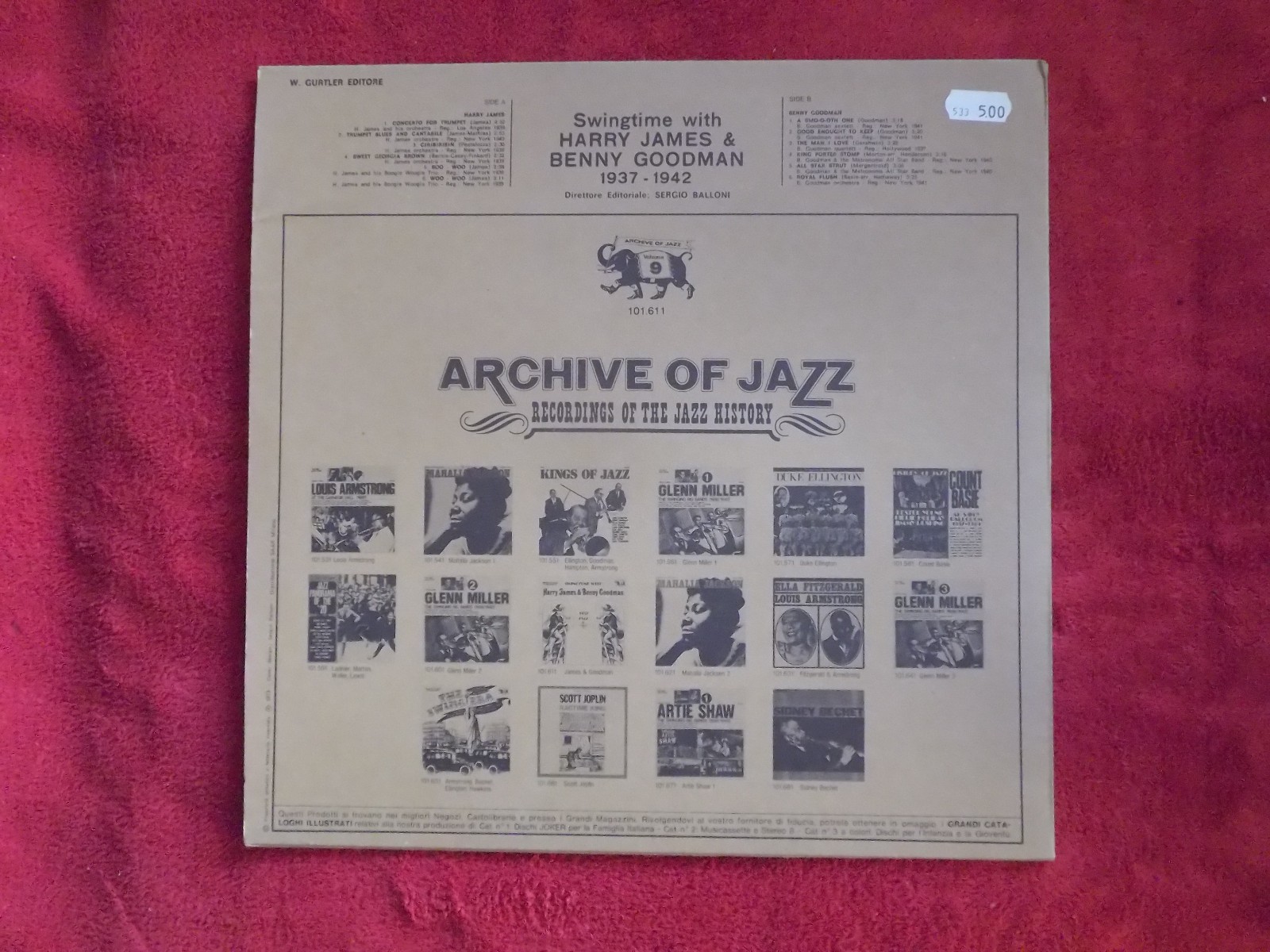 Harry James & Benny Goodman – Swingtime with Harry James & Benny Goodman | LP, Bild 2
