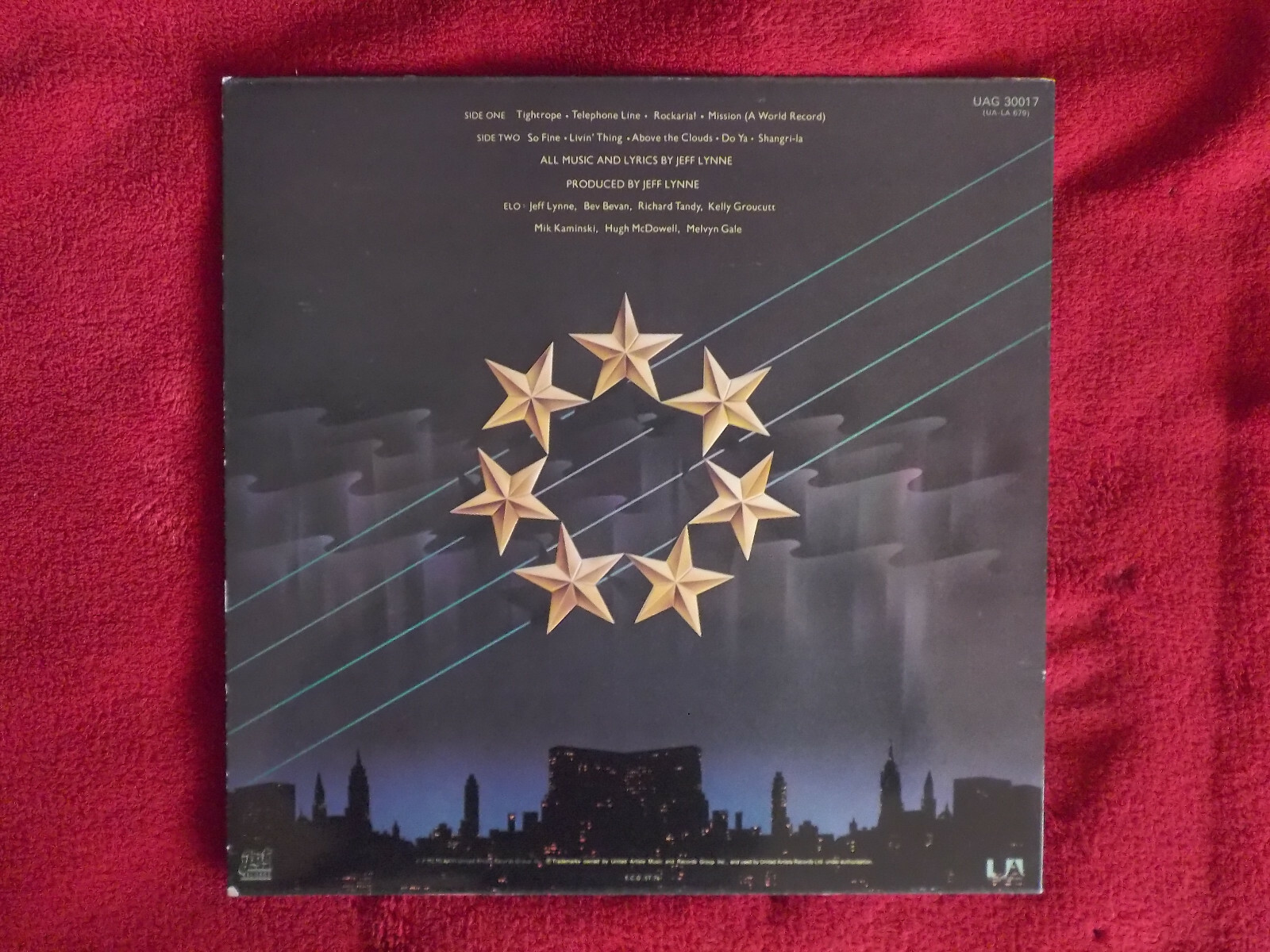 Electric Light Orchestra – A New World Record (LP, Jet Records, UAG 30017, England 1976), Bild 4