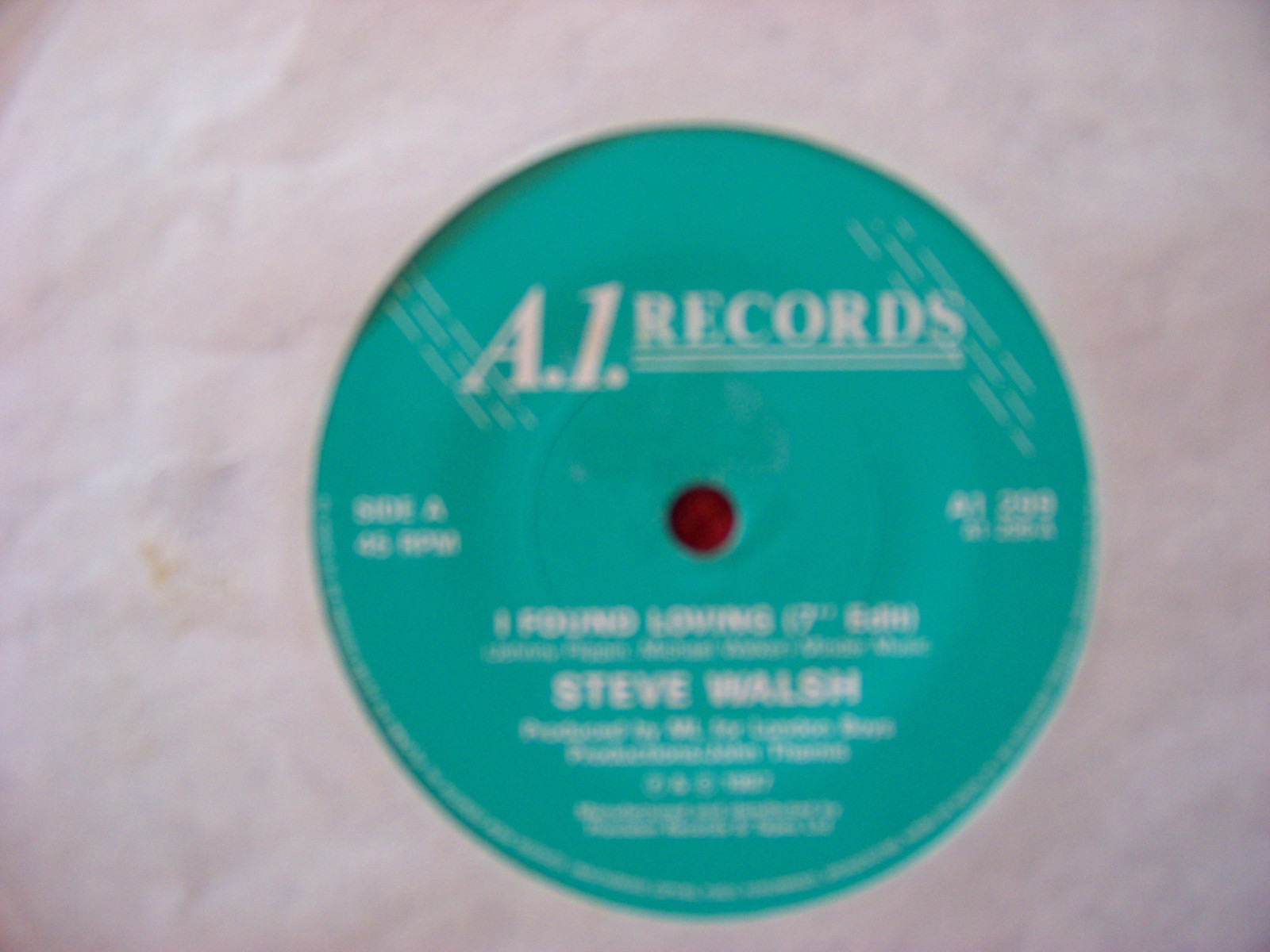 Steve Walsh – I Found Loving / Na Na Hey Hey (7″ Single, 1987)
