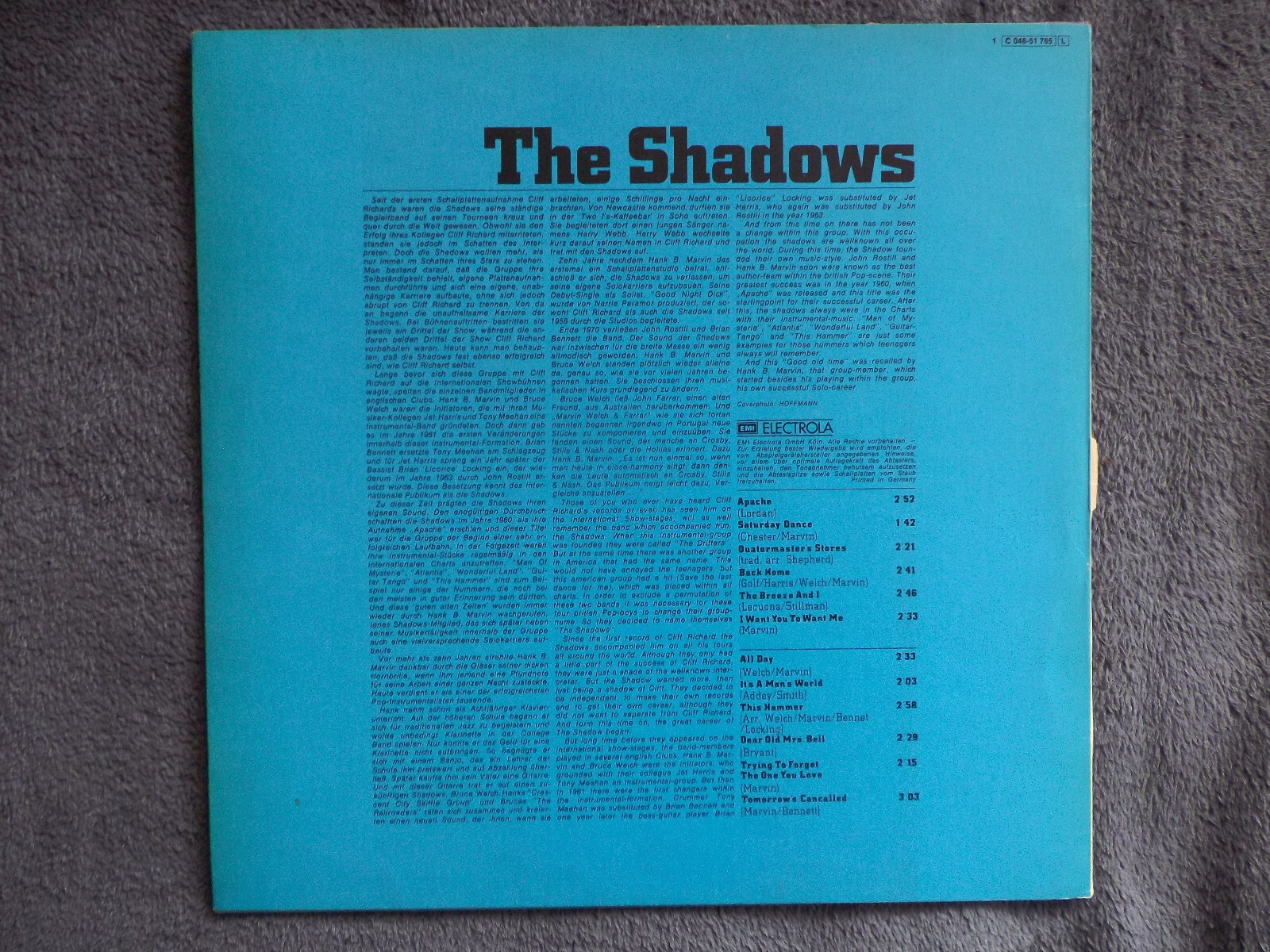 The Shadows – Vol. 3 British Hit Revival (LP), Bild 2