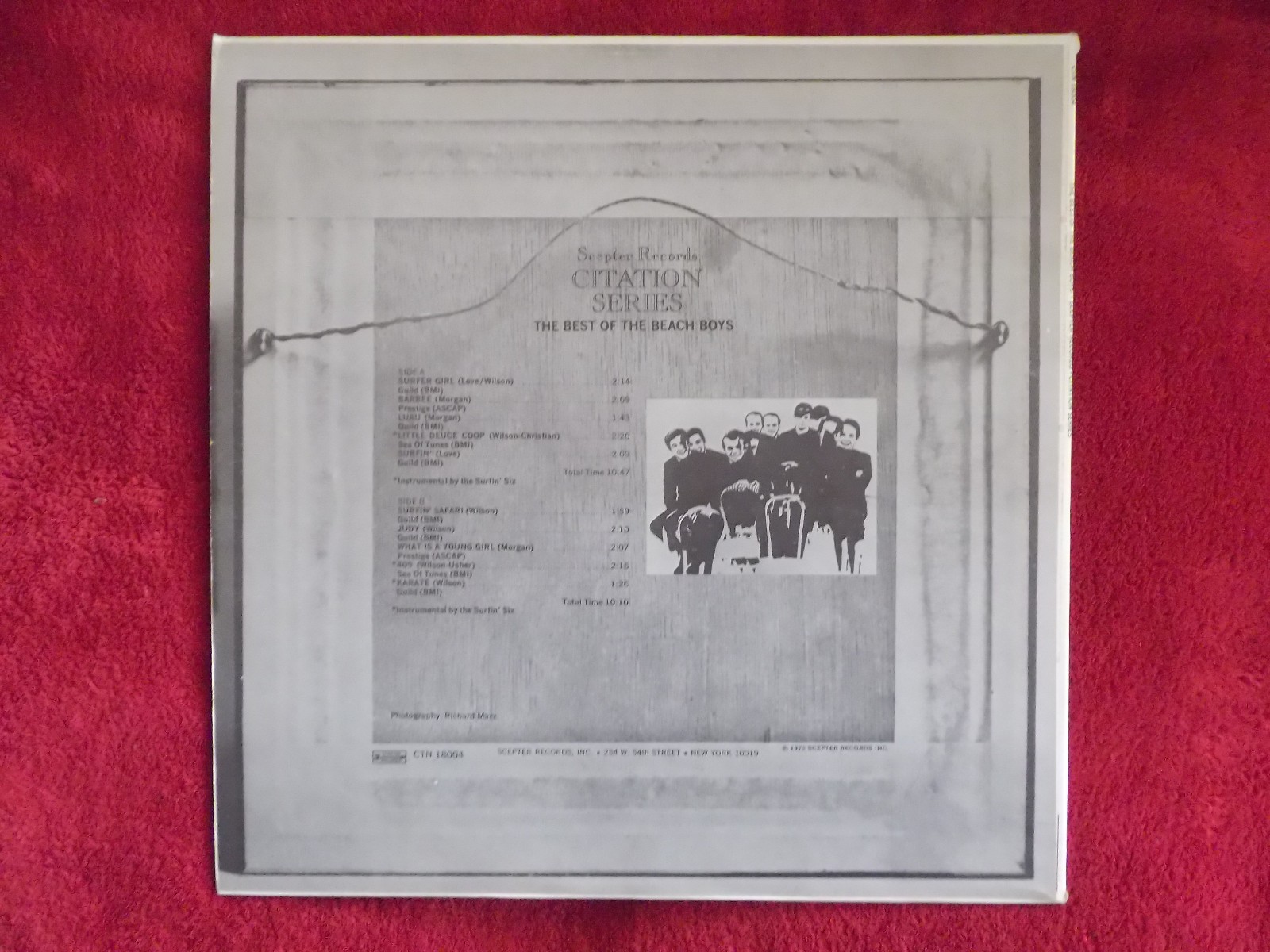 The Beach Boys – The best of the Beach Boys | Warner Bros. Records, BS 2938, US 1976, LP, Bild 2