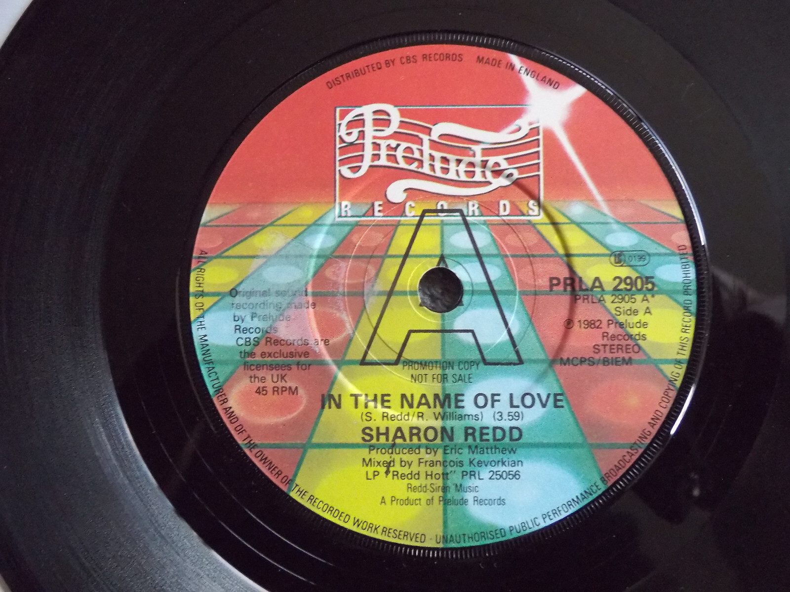 Sharon Redd – In the Name of Love / Send Your Love (7-Inch-Single, Promo)