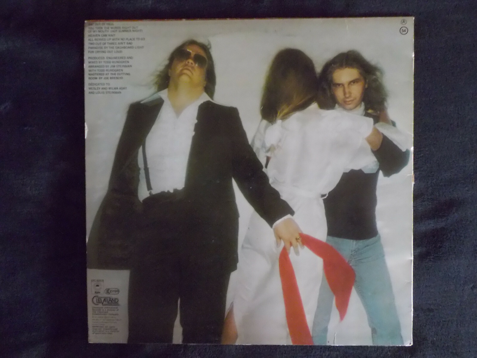 Meat Loaf – Bat out of hell (LP, Epic / Cleveland, 1977), Bild 3