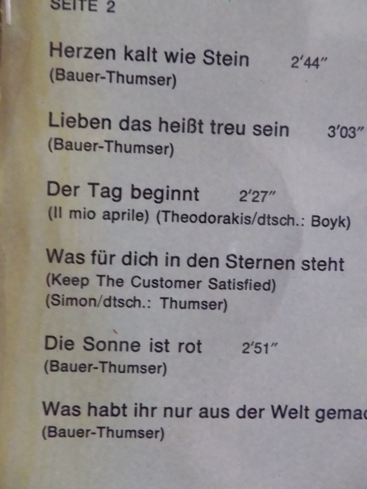 Su Kramer – Frei sein | Telefunken Records, SLE 14 624-P (LP, 1971), Bild 6