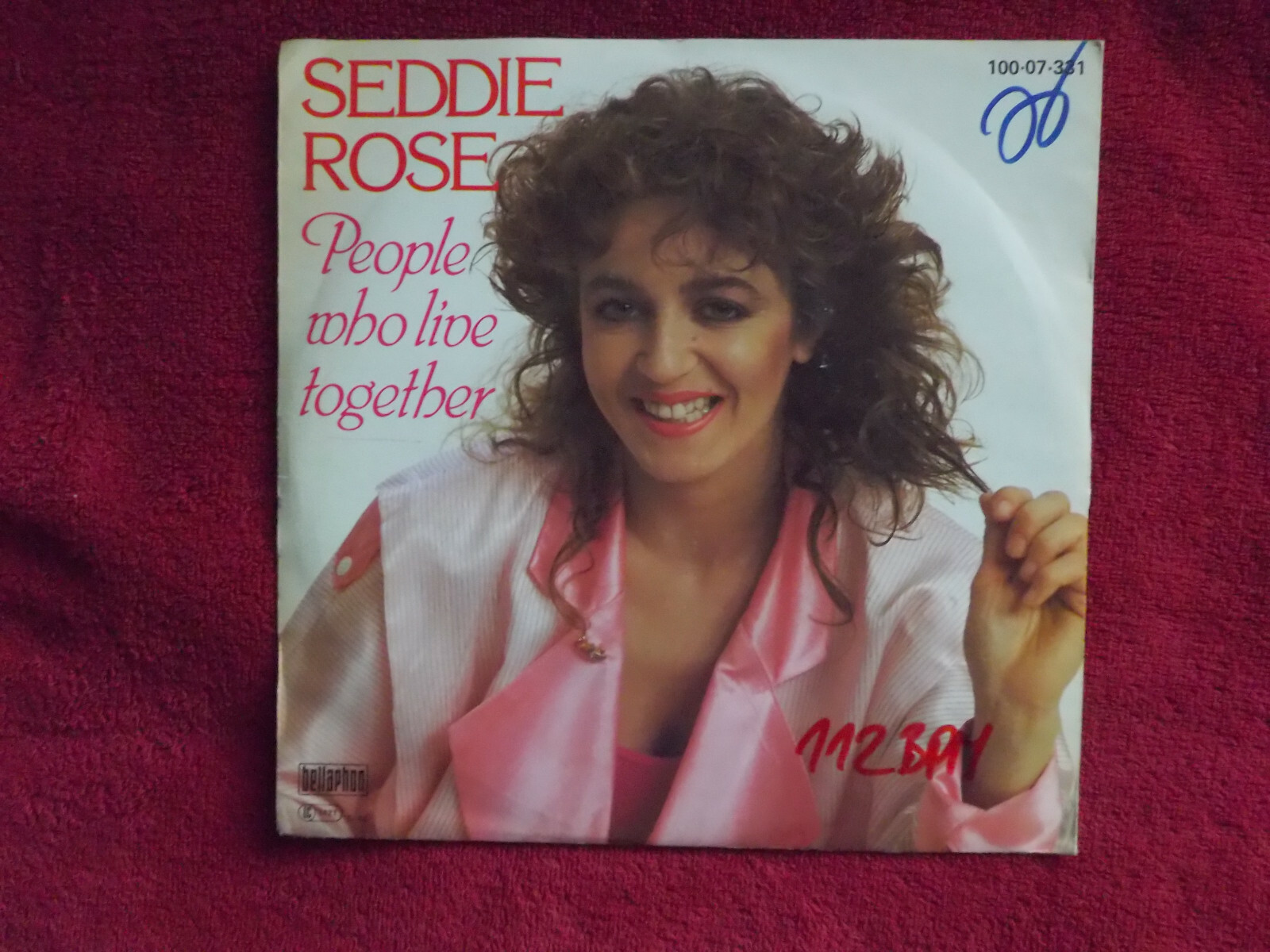 Seddie Rose – People who live together / Point of no return · Bellaphon 100-07-331 · 7″-Single (1985), Bild 3