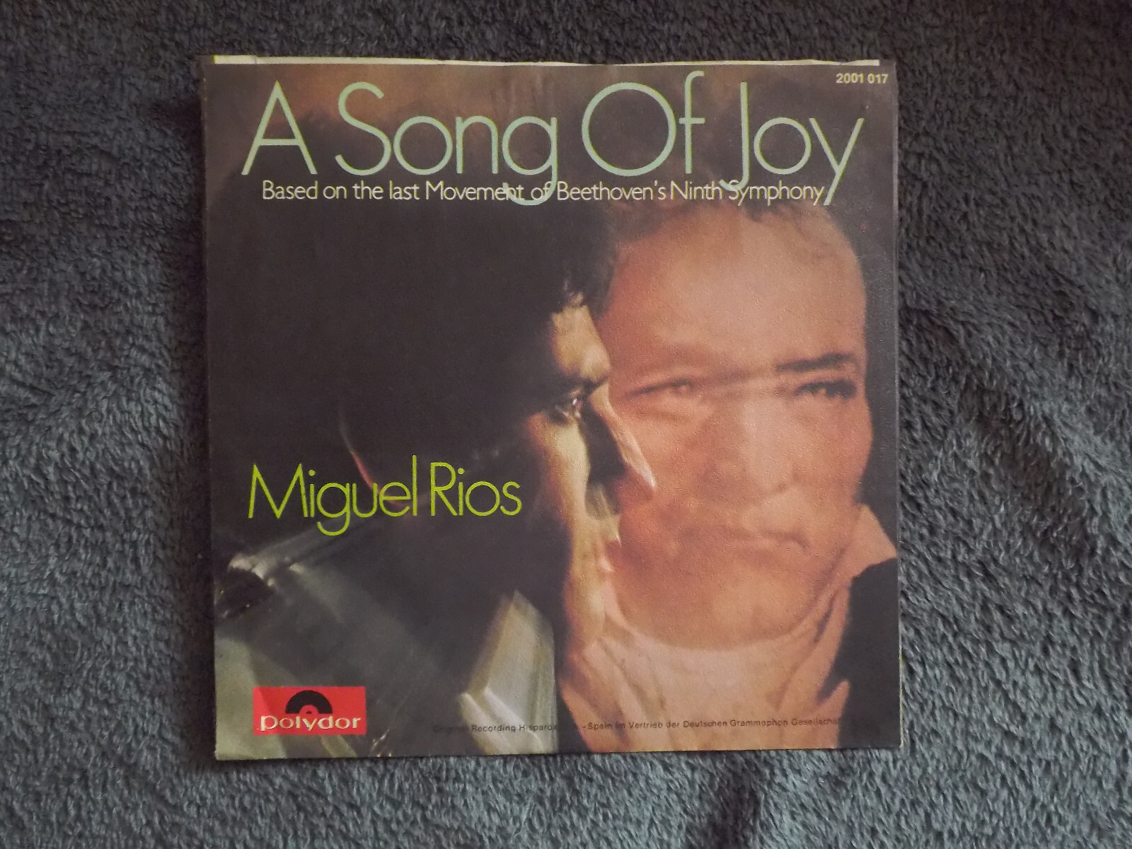Miguel Rios – A song of joy / No sabes comosufri (Polydor 45 U/min), Bild 3