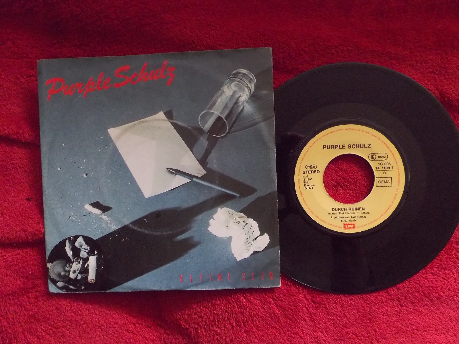 Purple Schulz – Kleine Seen / Durch Ruinen | EMI Records, 7″-Single (1985)