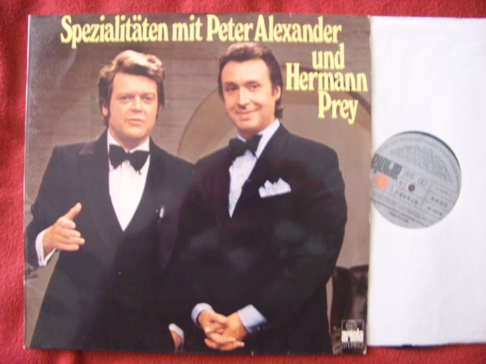 Peter Alexander & Hermann Prey – Spezialitäten mit Peter Alexander und Hermann Prey (Ariola LP)