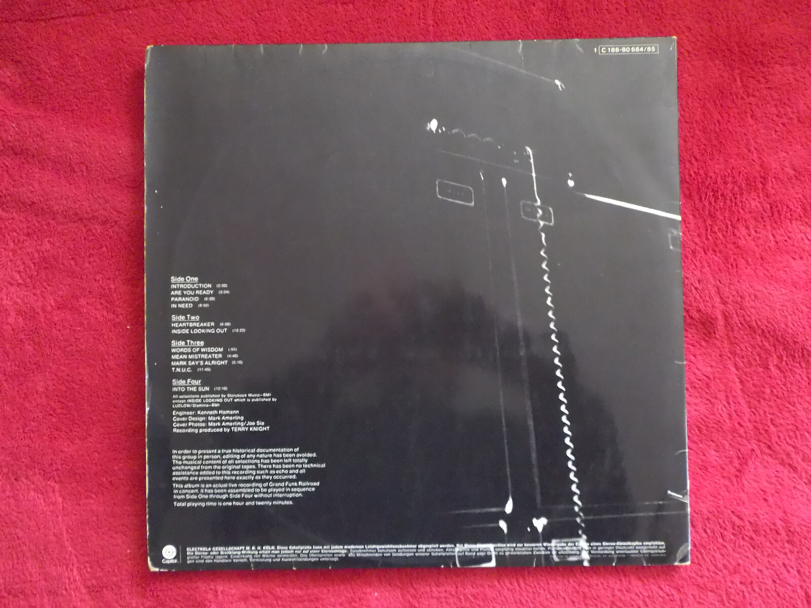 Grand Funk – Live Album | Capitol Records, deutsches D-LP, 1970, Bild 3