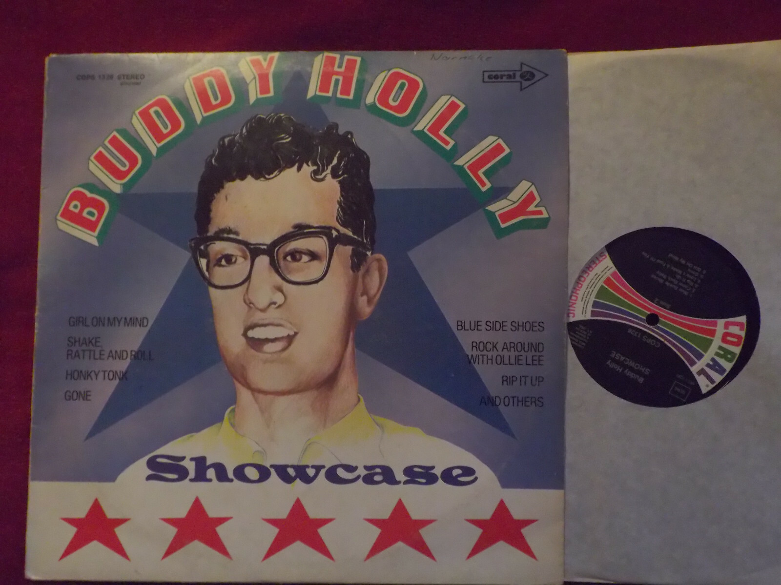 Buddy Holly – Showcase, Coral Records COPS 1326