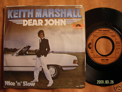 Keith Marshall – Dear John / Nice ’n’ Slow (Polydor, 7″-Single, 1980)