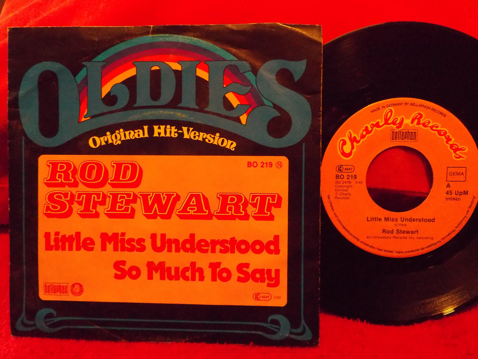 Rod Stewart – Little Miss Understood / So Much to Say · BO 219