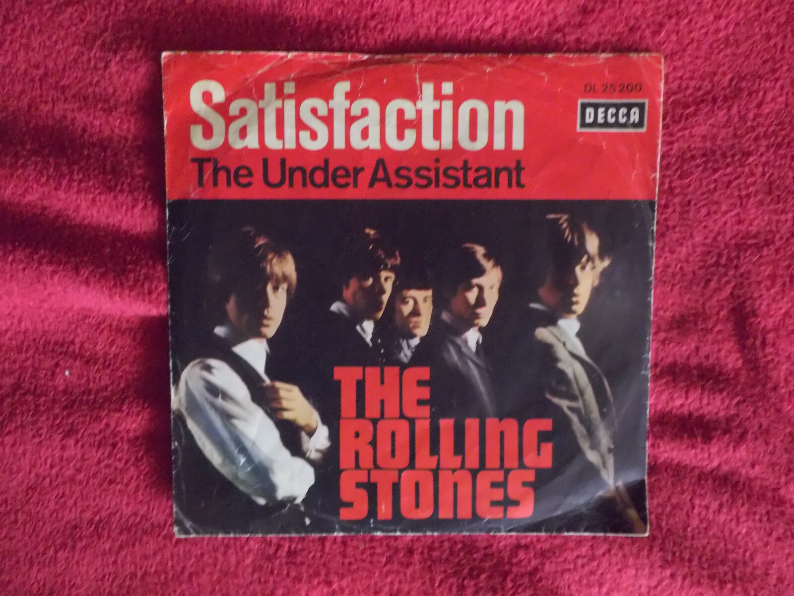 The Rolling Stones – Satisfaction / The Under Assistant West Coast Promotion Man – Decca, Bild 3