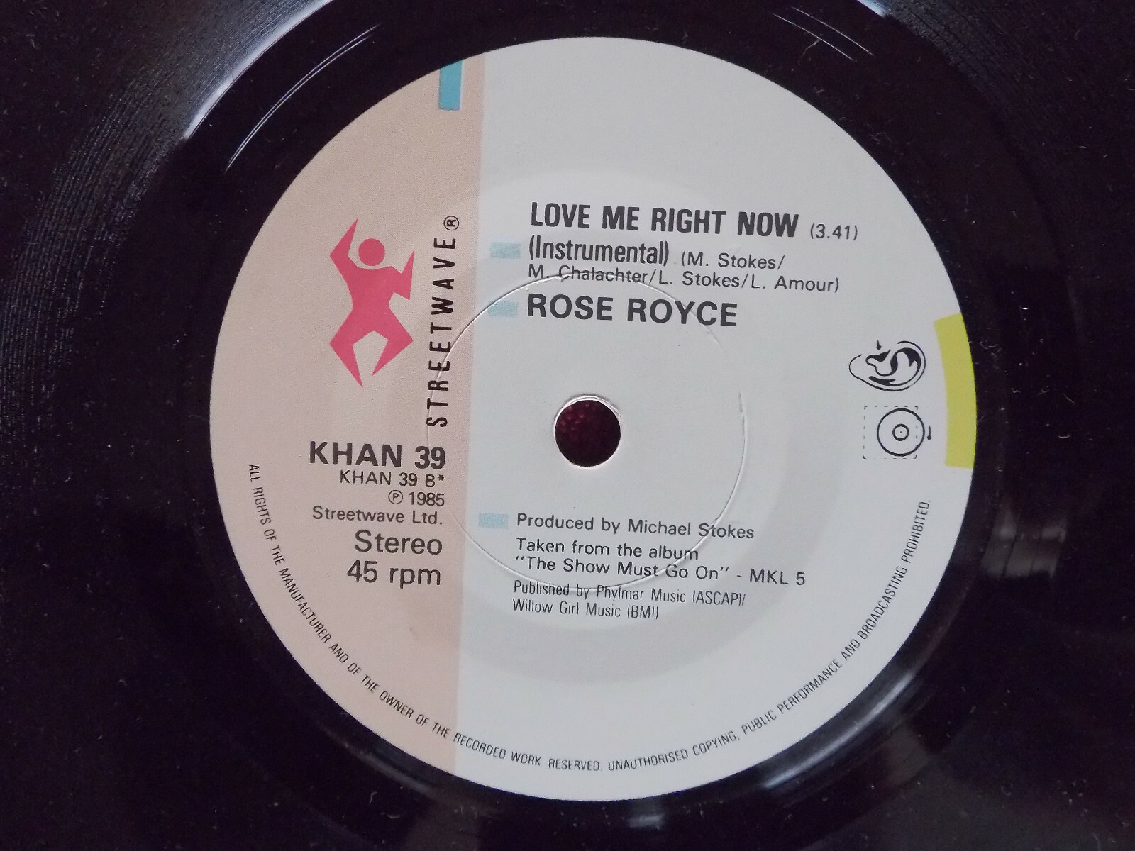 Rose Royce – Love Me Right Now (Radio Edit) / Love Me Right Now (Instr.), Bild 2