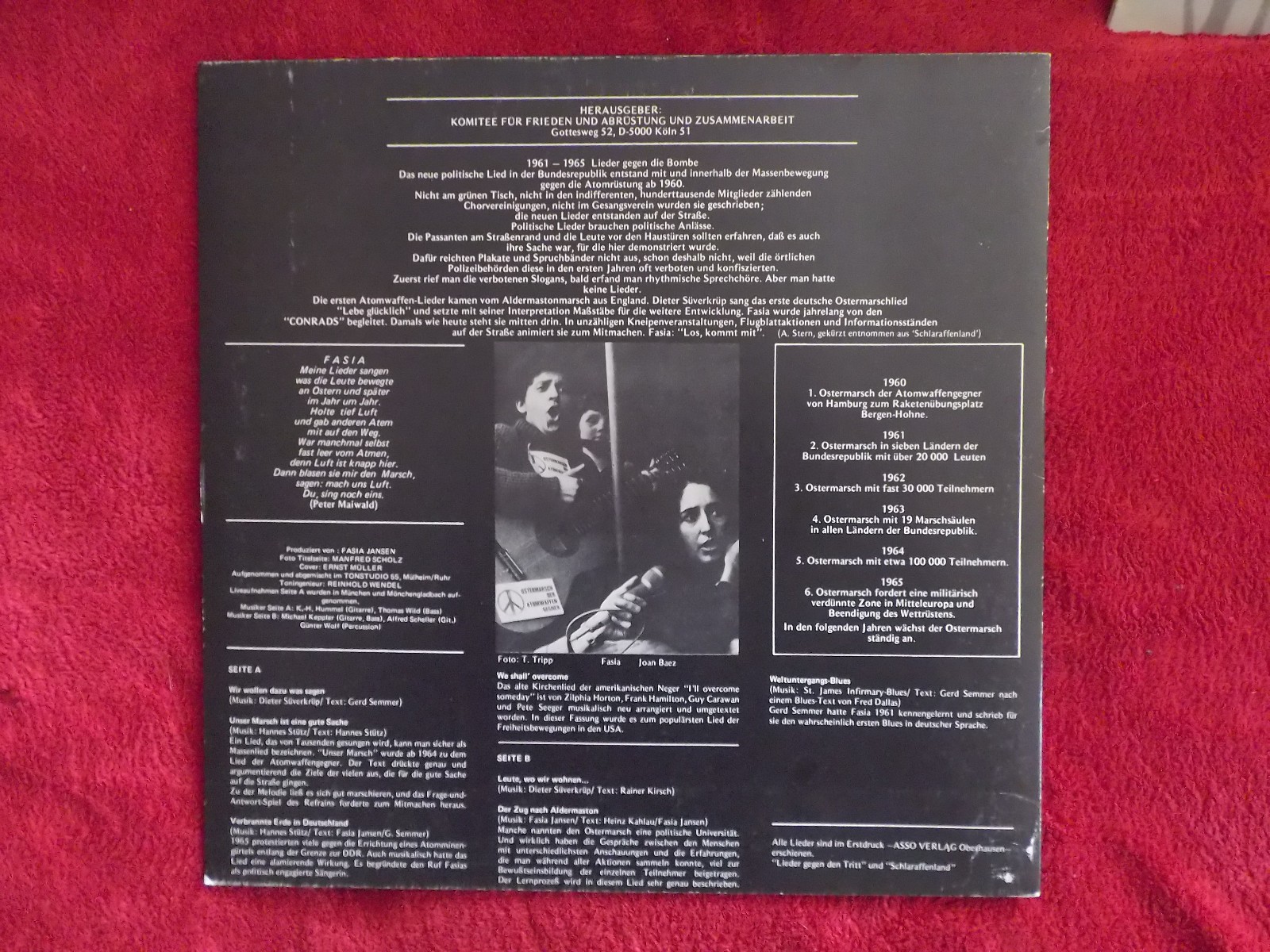 Fasia – Los kommt mit | LP, Bild 3