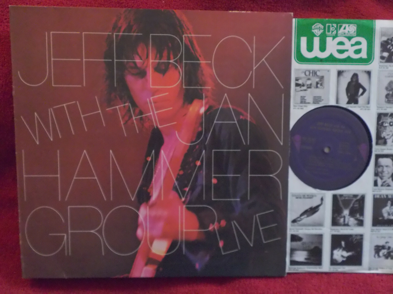 Jeff Beck with the Jan Hammer Group – Live (LP, 1977, Deutschland)