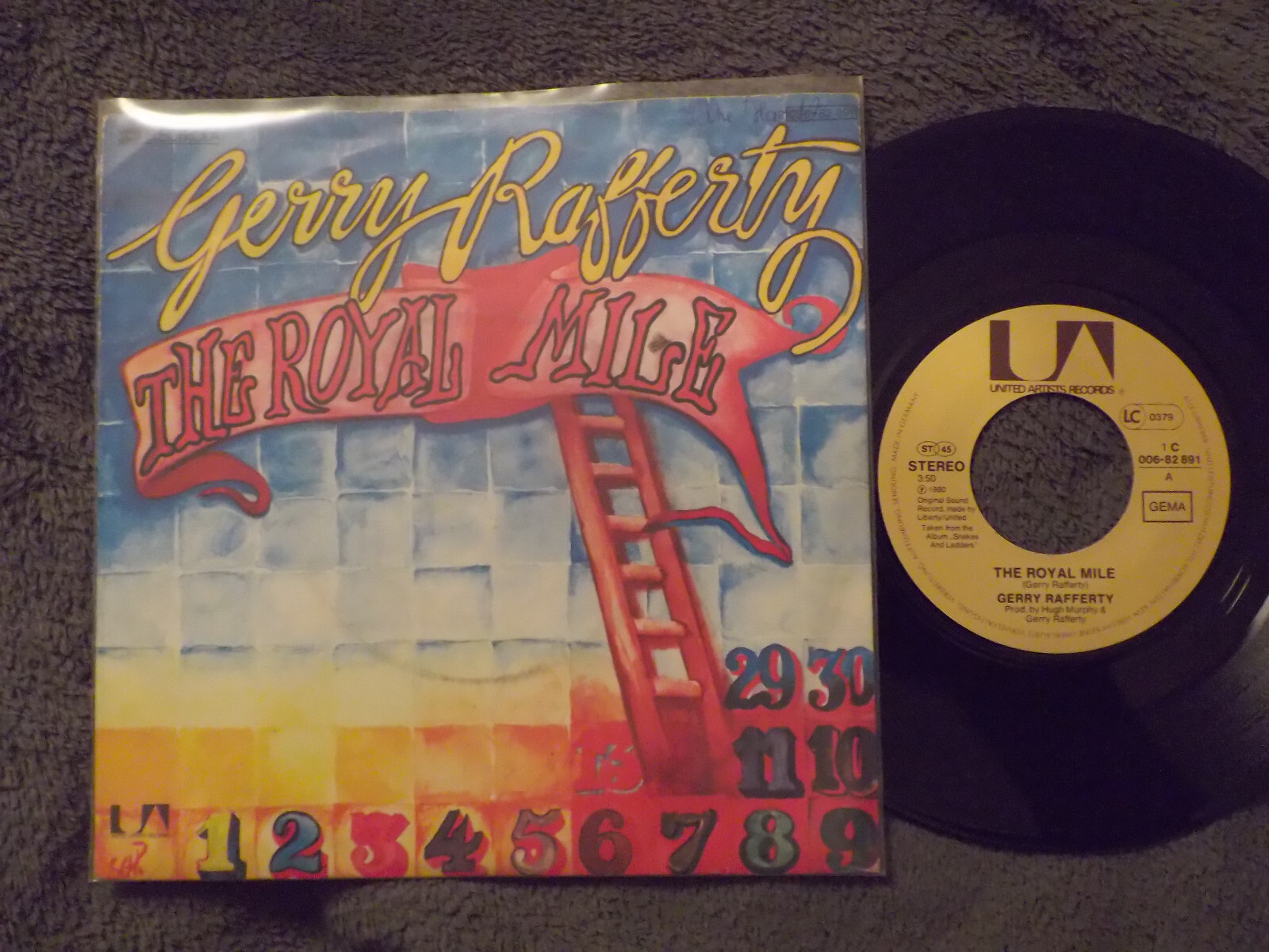 Gerry Rafferty – The Royal mile / Wastin´ away (7" Single, Deutschland 1980)