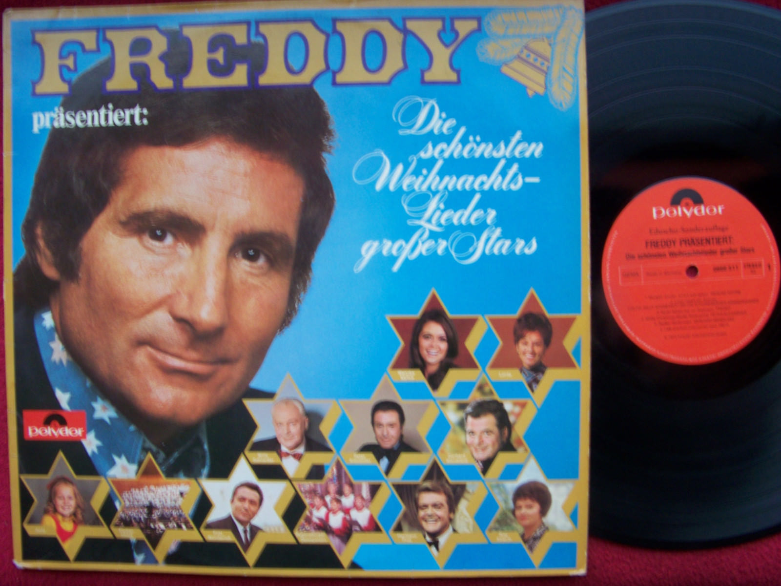 V.A. Freddy Quinn – Die schönsten Weihnachtslieder großer Stars | Polydor LP, 1974