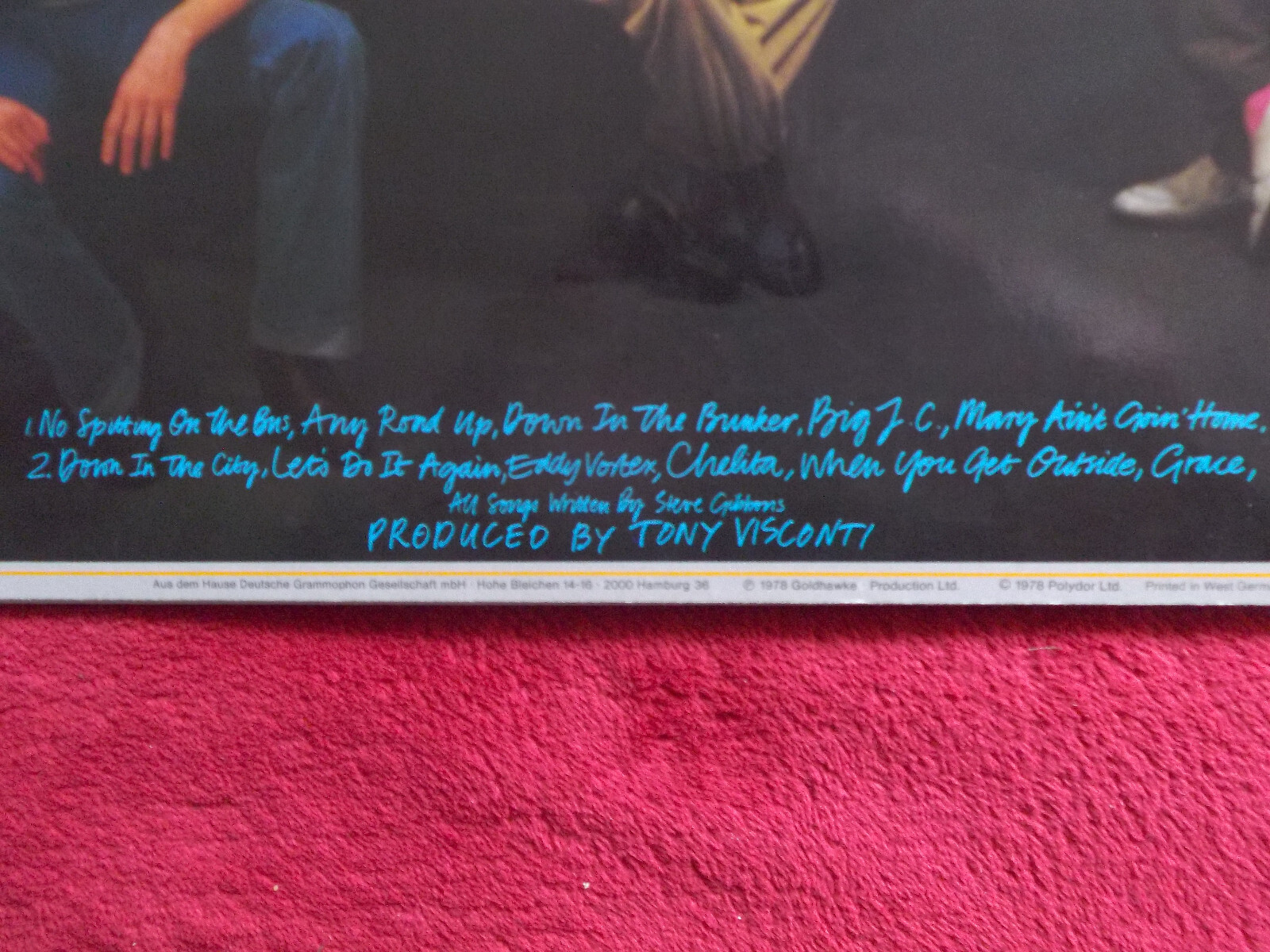 Steve Gibbons Band – Down in the Bunker | Polydor LP, 1978, Bild 4