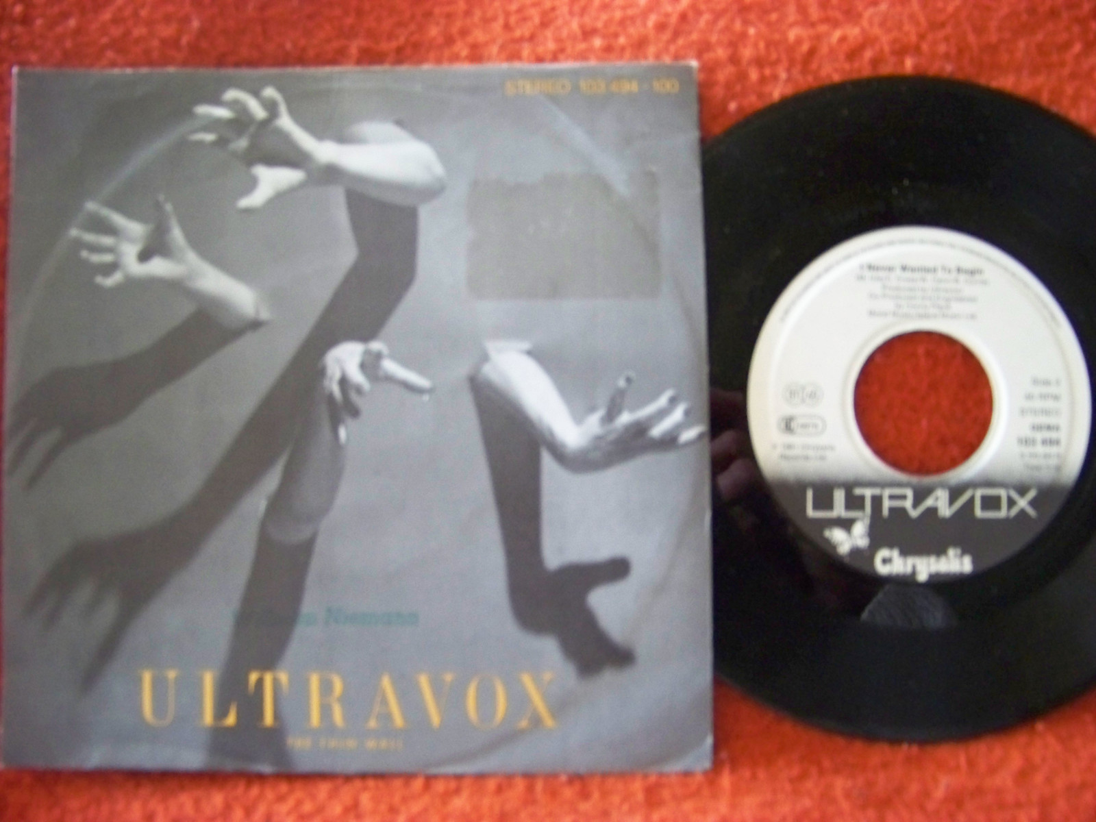Ultravox – The thin wall / I never wanted to begin | Chrysalis Records 103 494 | 7″-Single