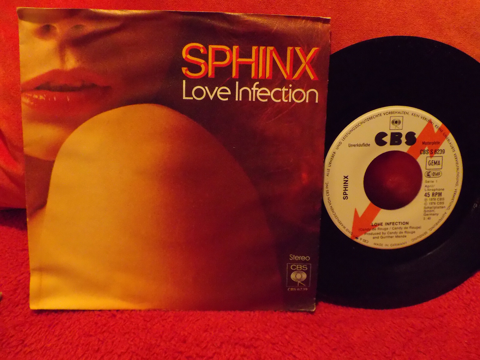 Sphinx – Love infection / Love infection (Instr.), CBS S 6239