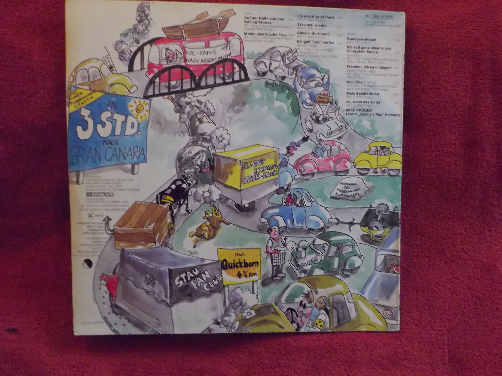 Mike Krüger – Stau mal wieder (LP, EMI Records, 1978), Bild 2