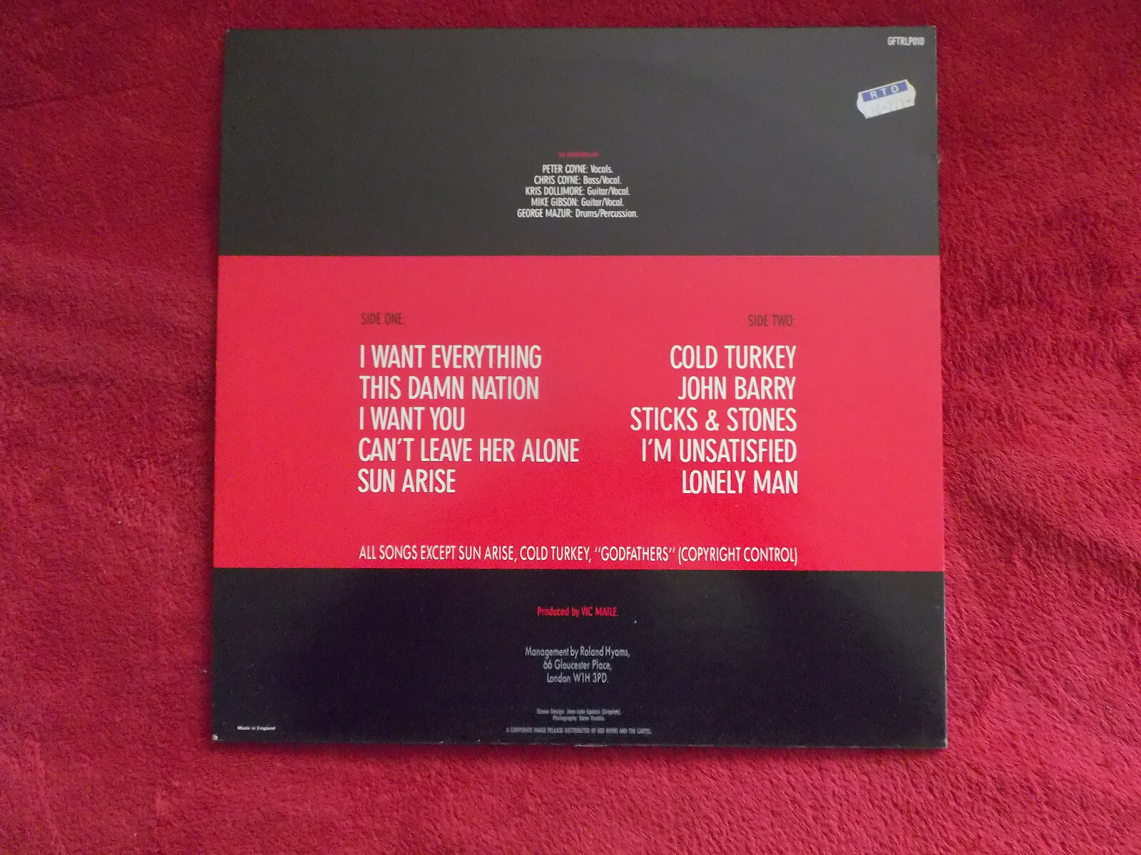 Godfathers – Hit by hit (LP), Bild 2
