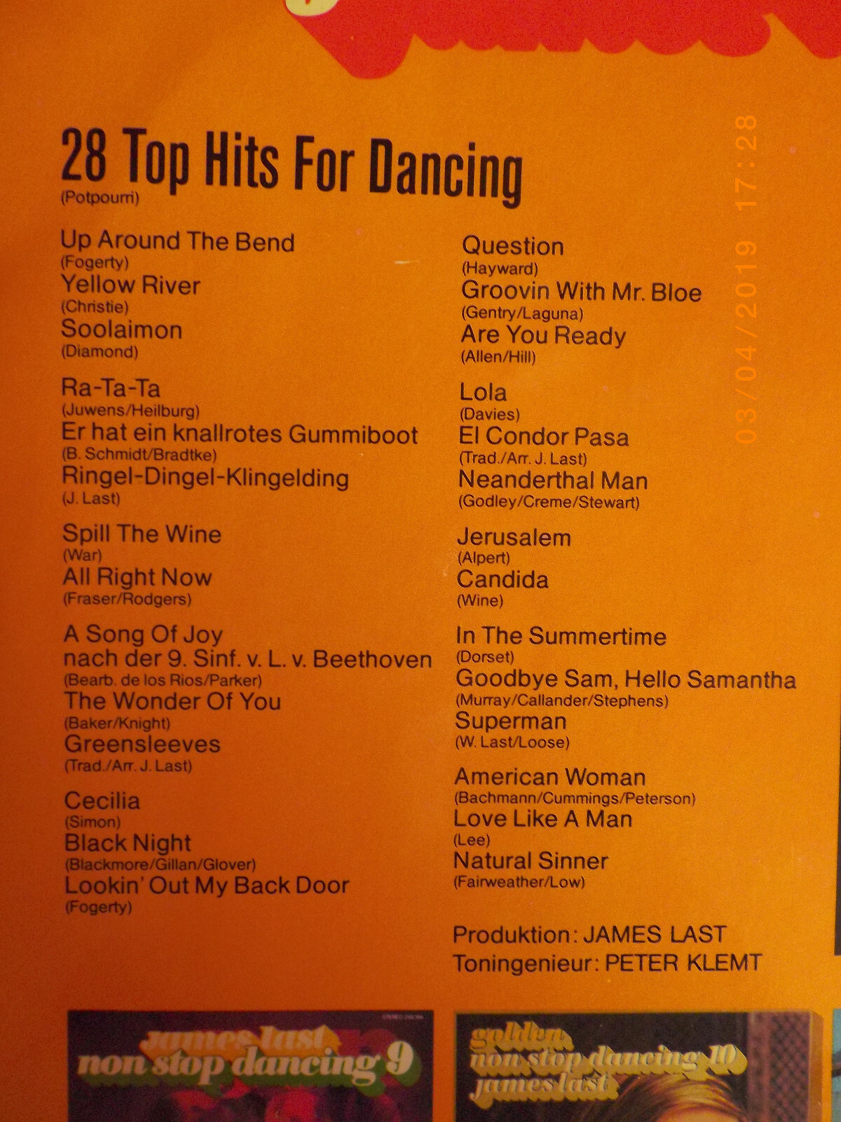 James Last – Non stop dancing 11 | Polydor LP, 1970, Bild 3