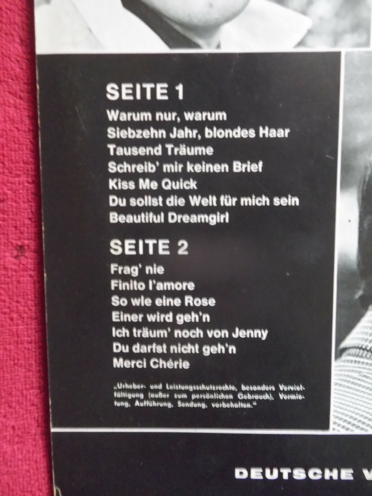 Udo Jürgens – Seine größten Erfolge | LP, Pop Records, ZS 10130 (1967), Bild 3