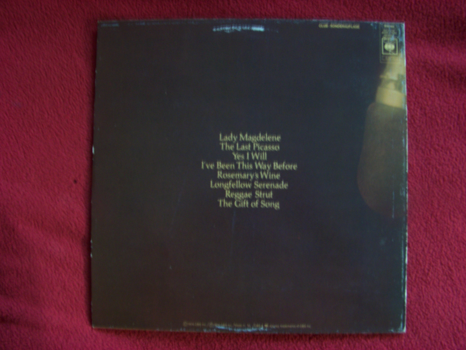 Neil Diamond – Serenade | CBS Records Club-Sonderauflage, LP, Niederlande, 1974, Bild 2