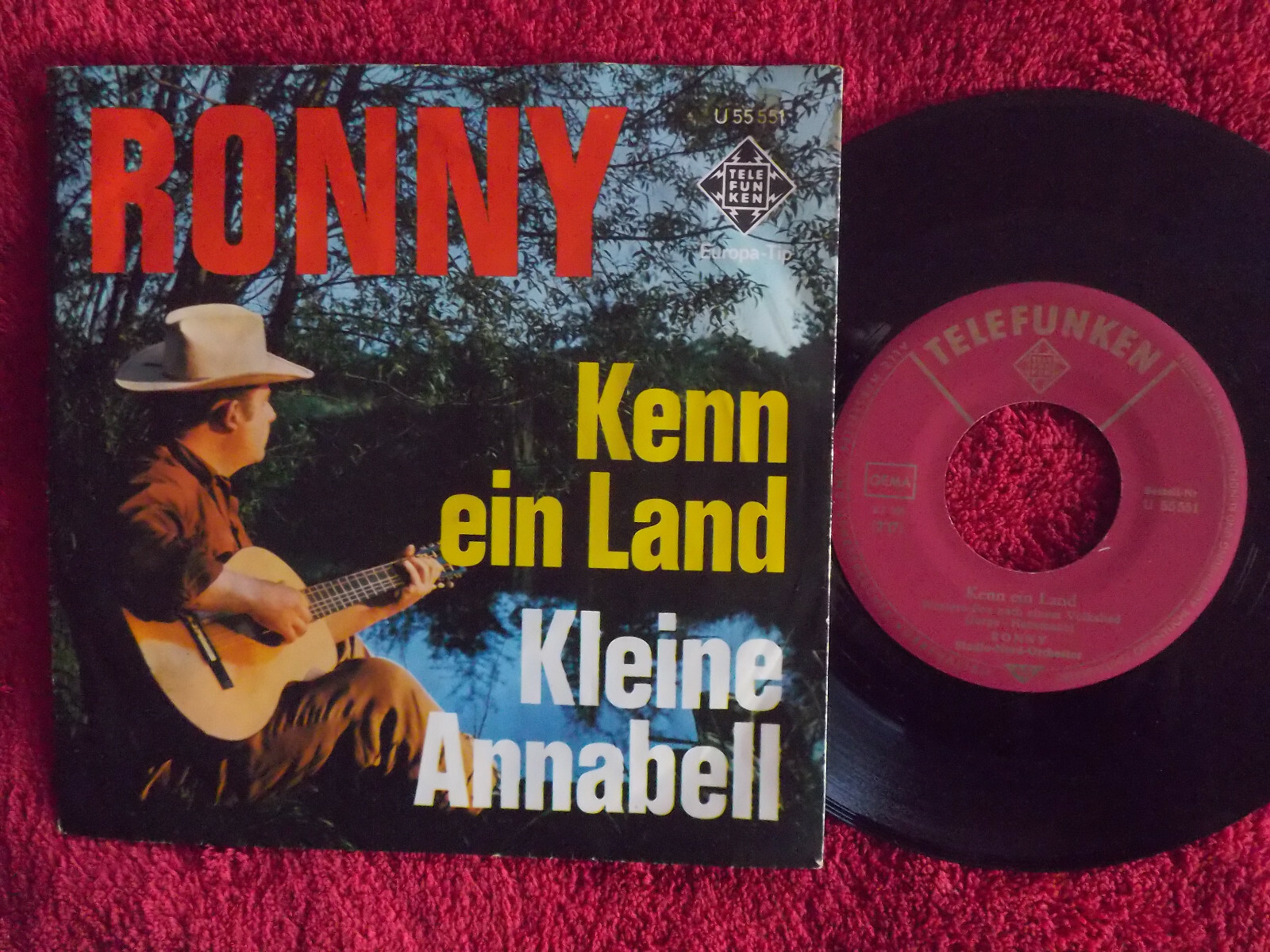 Ronny – Kenn ein Land / Kleine Annabell | Telefunken Single
