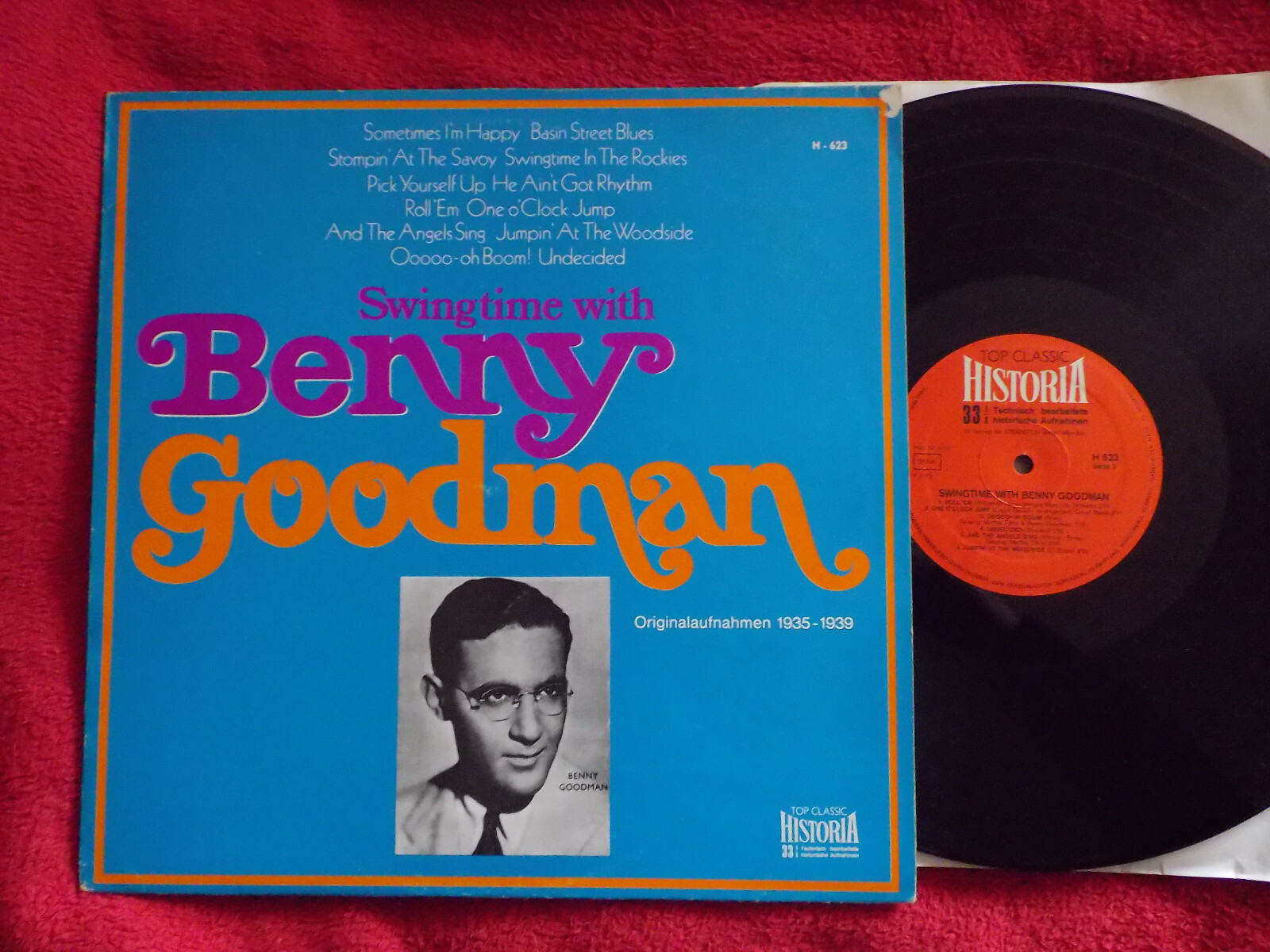 Benny Goodman – Swingtime with Benny Goodman | Historia Records, H 623, LP