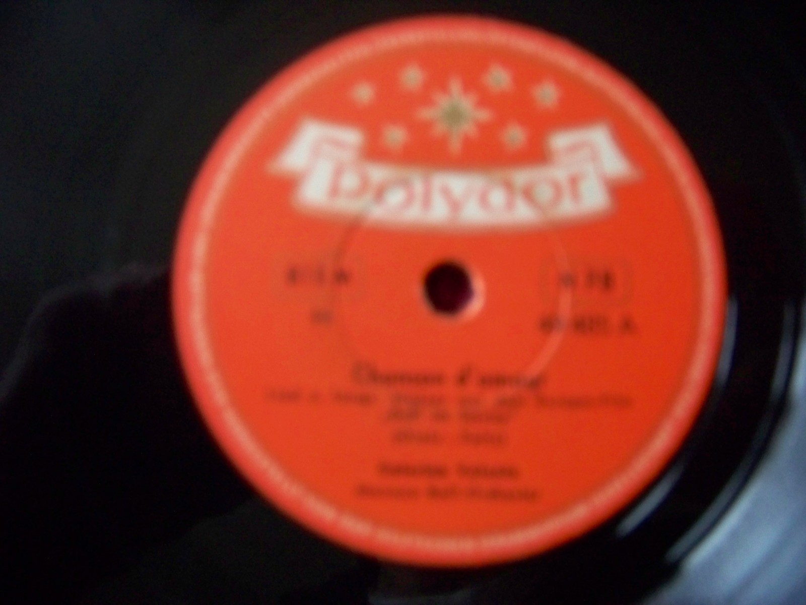 Caterina Valente – Chanson d'amour / Oho-aha (Schellack, 78 U/min)