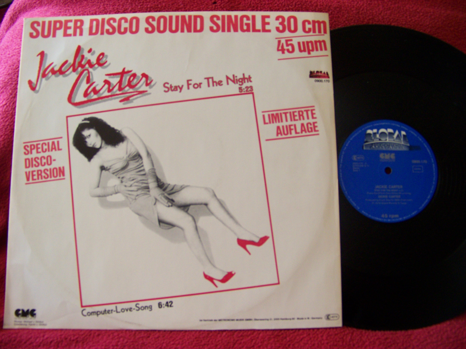 Jackie Carter – Stay for the night / Computer-Love-Song | Maxi-Single, 1996