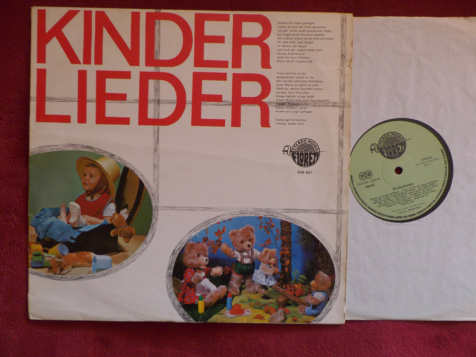 Hamburger Kinderchor – Kinderlieder (LP)