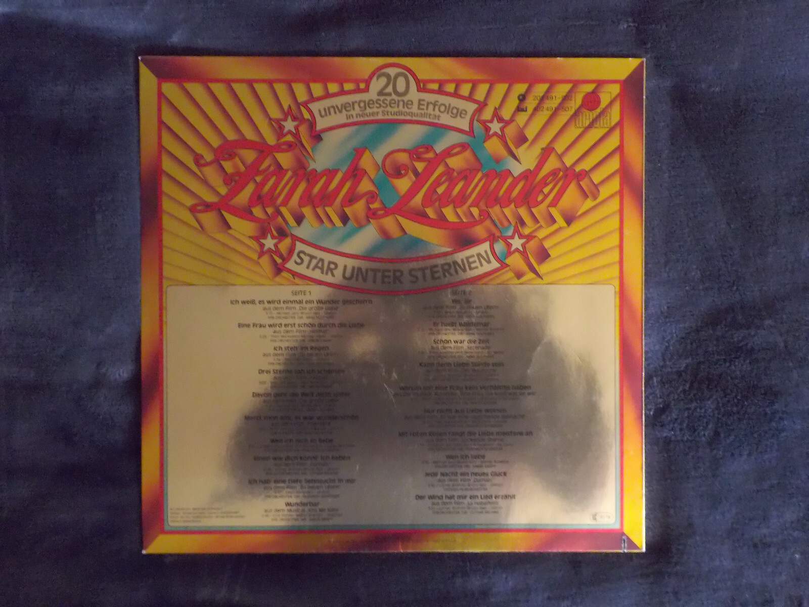 Zarah Leander – Star unter Sternen (Ariola LP), Bild 3